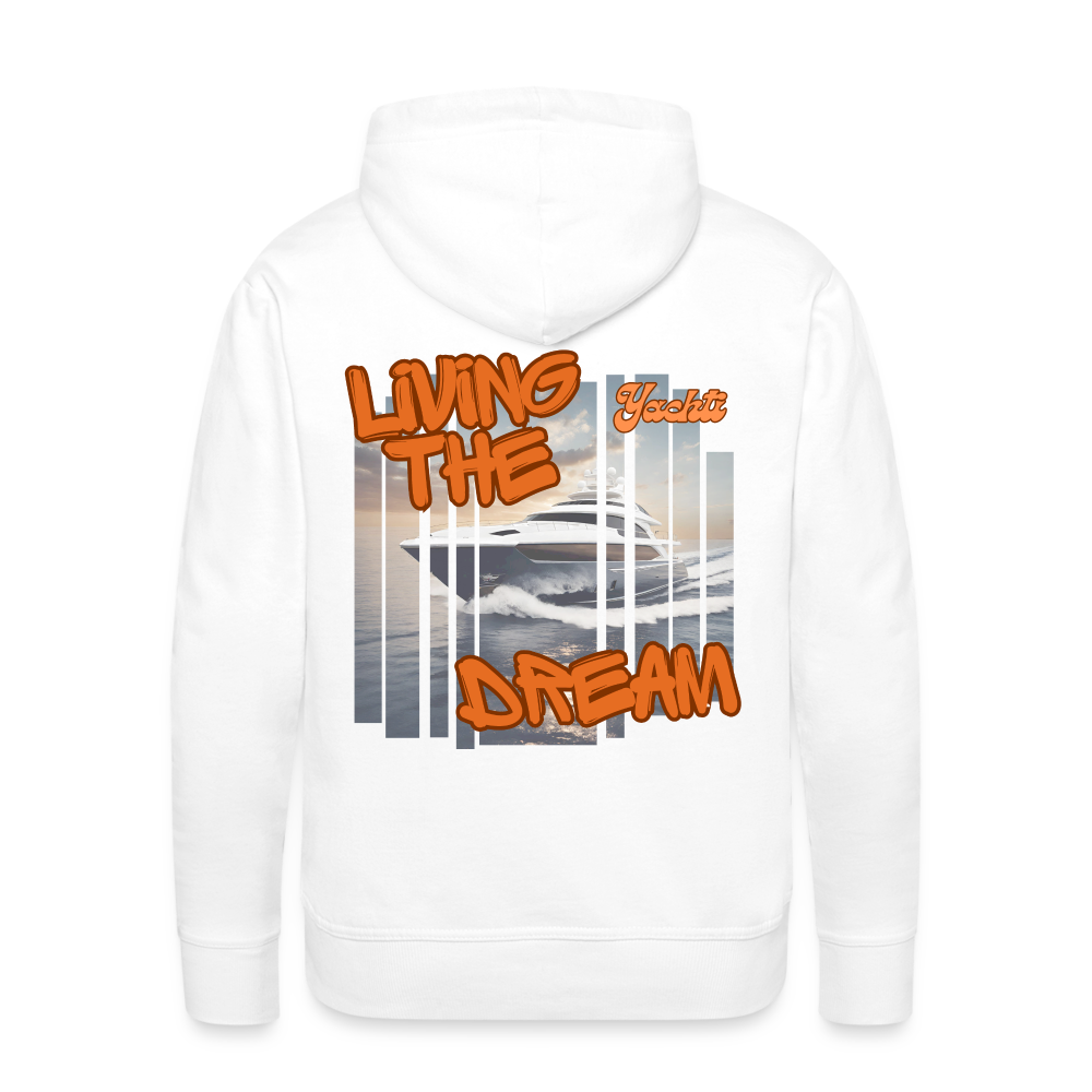 Yachti Palma Men’s Graffiti Hoodie - white