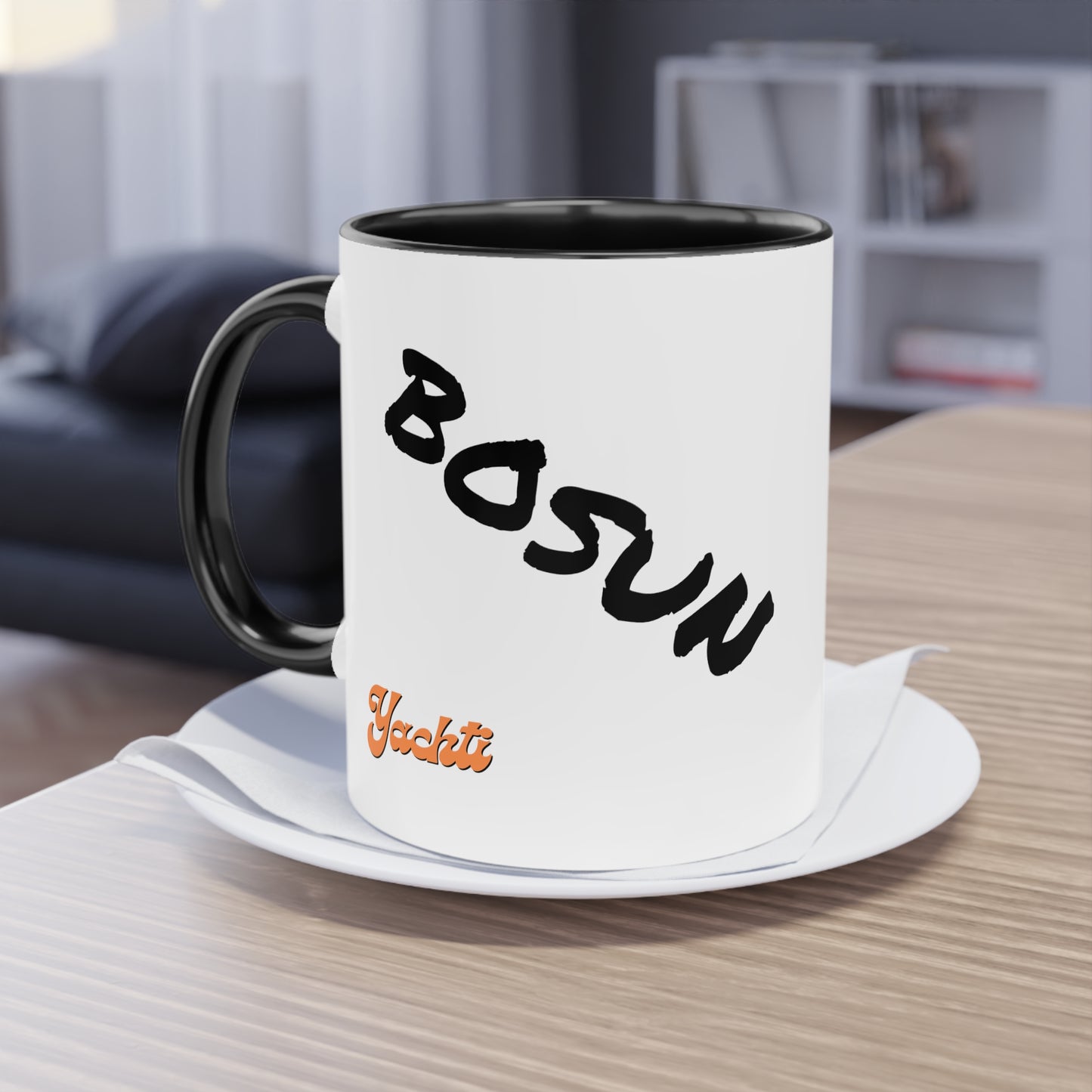 Bosun Two-Tone Coffee Mug, 11oz - Yachtishop - Living the Dream