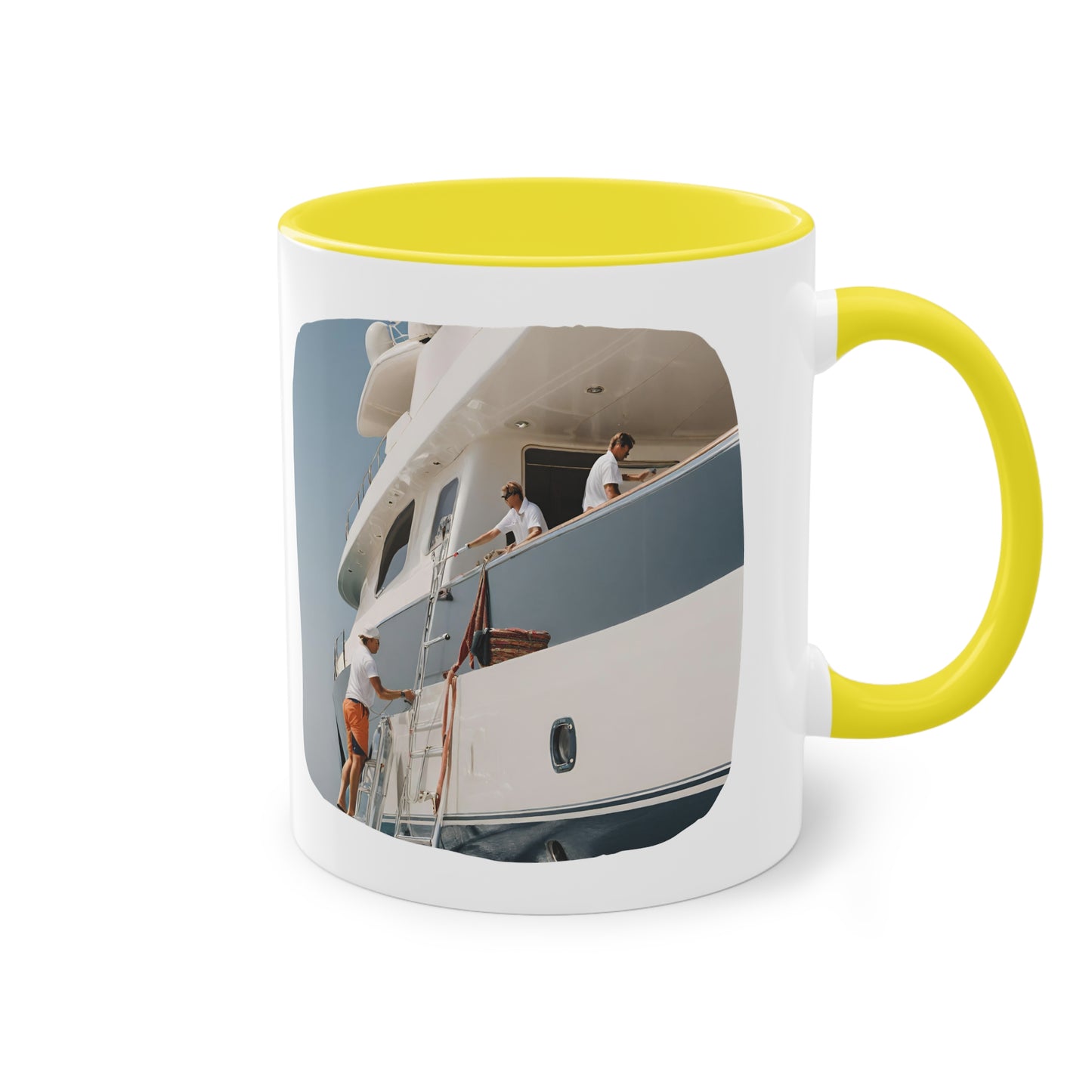 Bosun Two-Tone Coffee Mug, 11oz - Yachtishop - Living the Dream