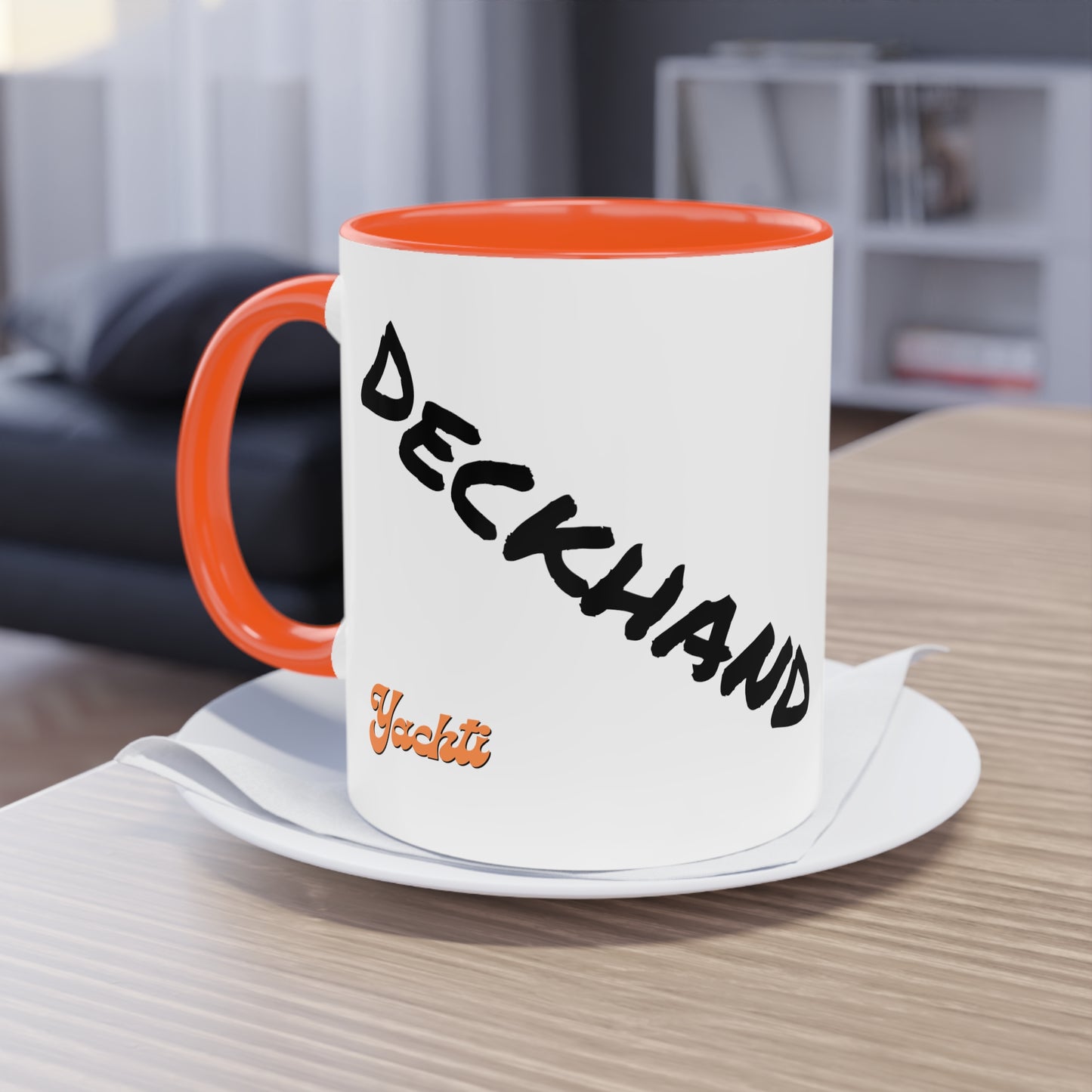 Deckhand Two-Tone Coffee Mug, 11oz - Yachtishop - Living the Dream