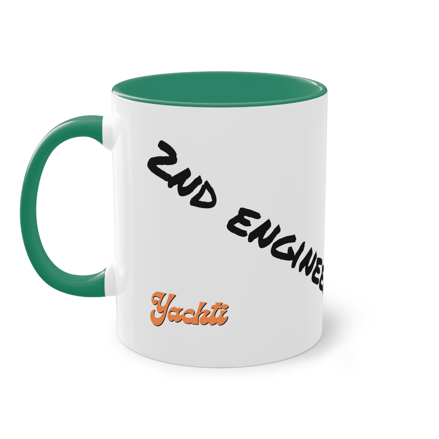 2nd EngineerTwo-Tone Coffee Mug, 11oz - Yachtishop - Living the Dream