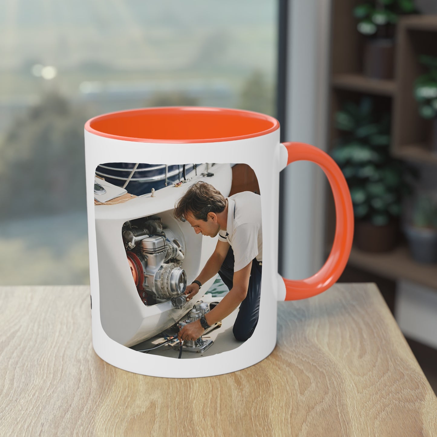 2nd EngineerTwo-Tone Coffee Mug, 11oz - Yachtishop - Living the Dream