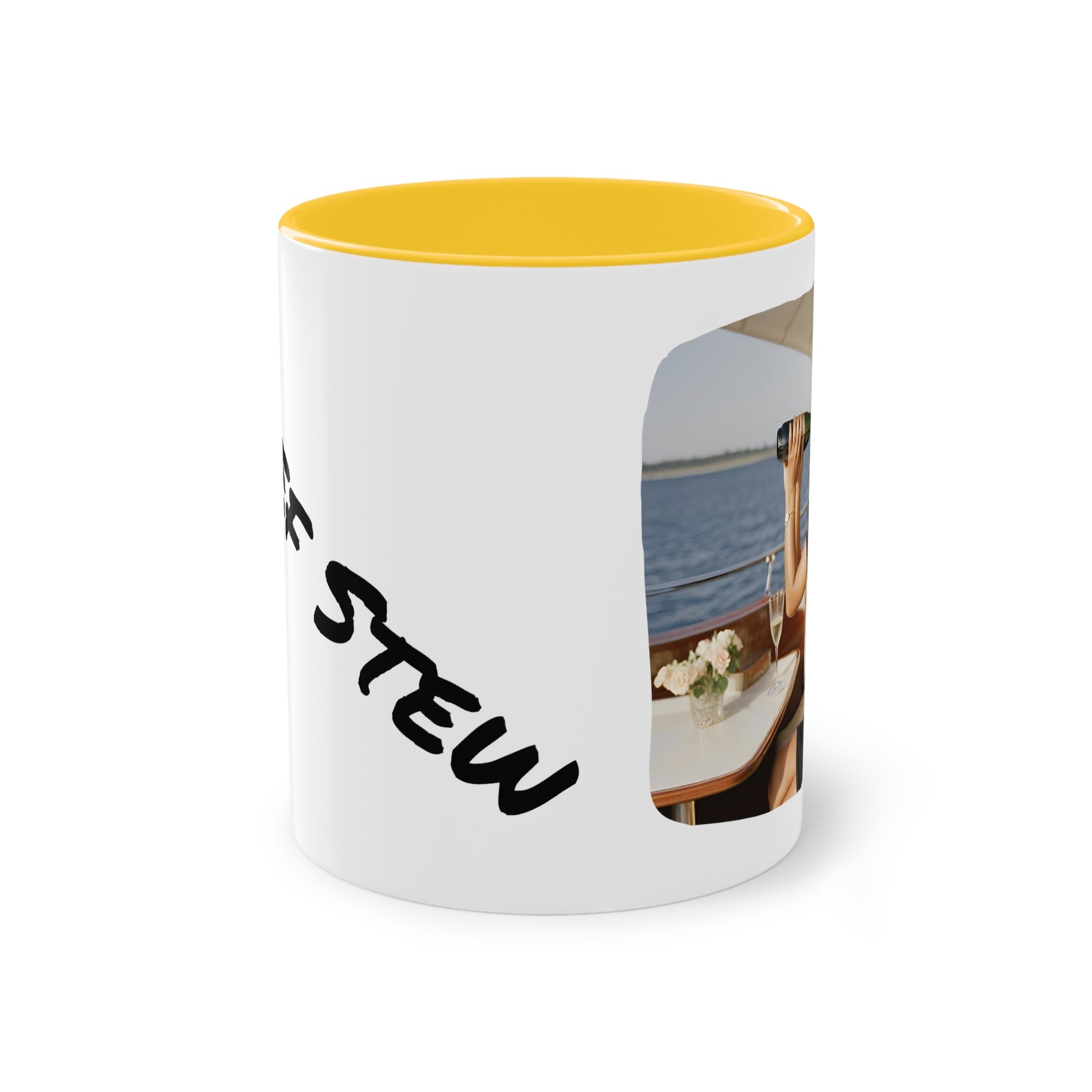 Chief StewTwo-Tone Coffee Mug, 11oz - Yachtishop - Living the Dream