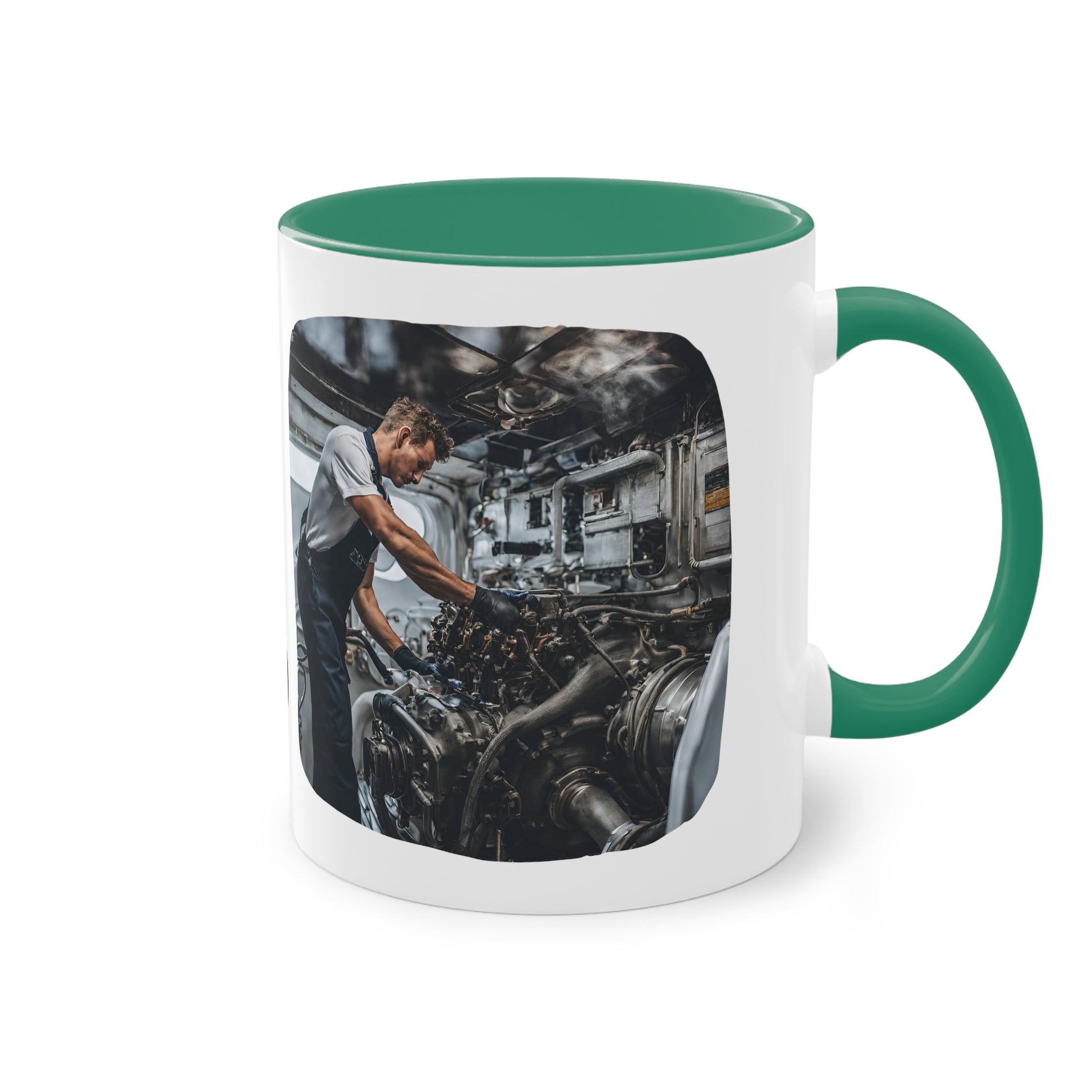 EngineerTwo-Tone Coffee Mug, 11oz - Yachtishop - Living the Dream