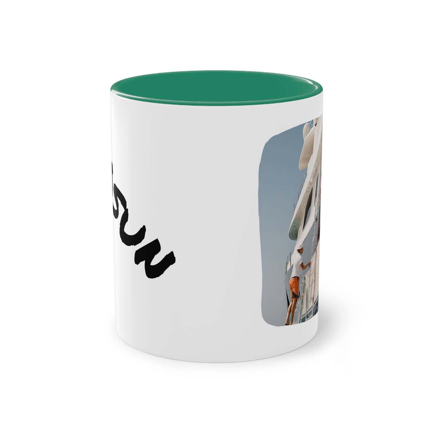 Bosun Two-Tone Coffee Mug, 11oz - Yachtishop - Living the Dream