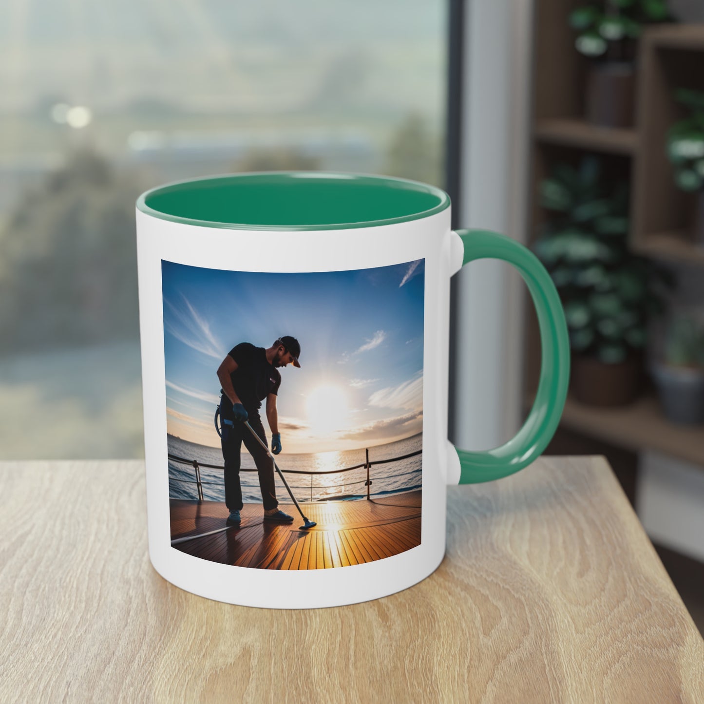 Deckhand Two-Tone Coffee Mug, 11oz - Yachtishop - Living the Dream