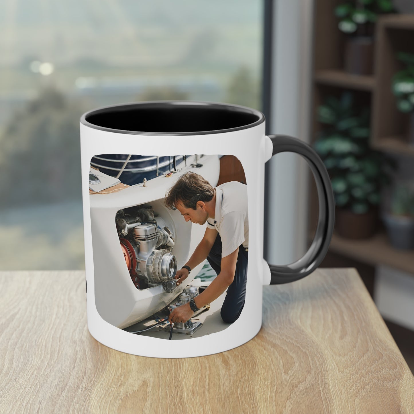 2nd EngineerTwo-Tone Coffee Mug, 11oz - Yachtishop - Living the Dream