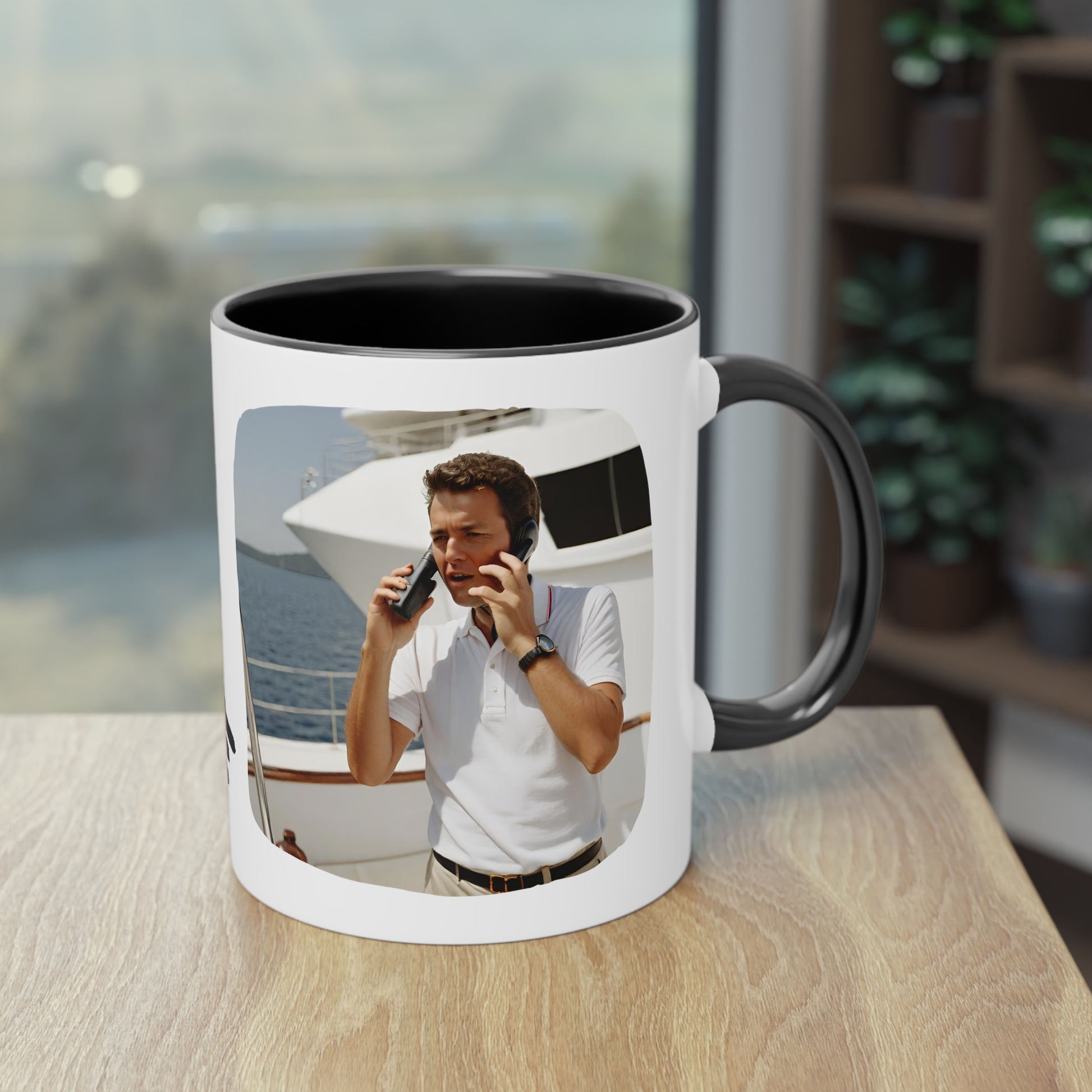 First Mate Two-Tone Coffee Mug, 11oz - Yachtishop - Living the Dream