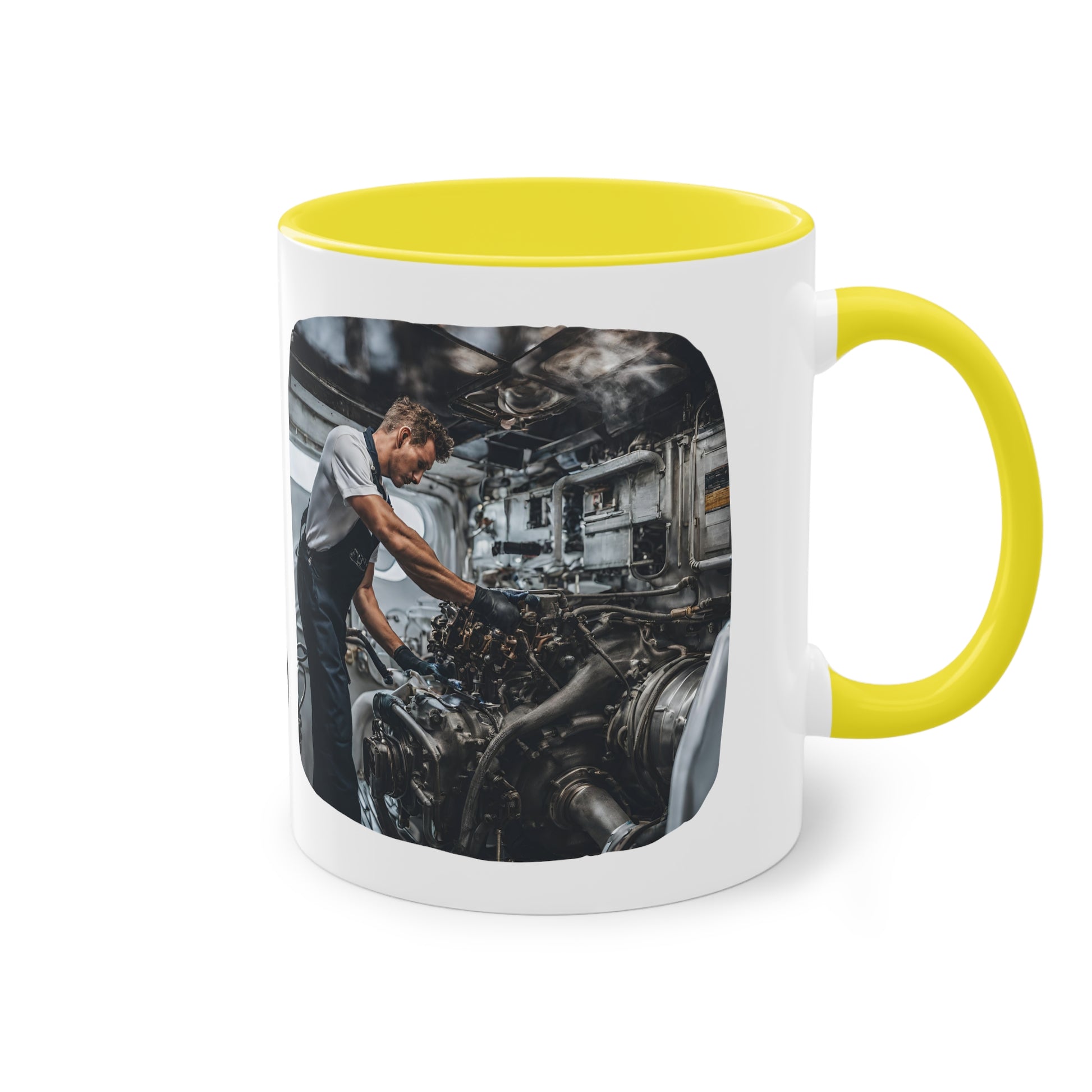 EngineerTwo-Tone Coffee Mug, 11oz - Yachtishop - Living the Dream