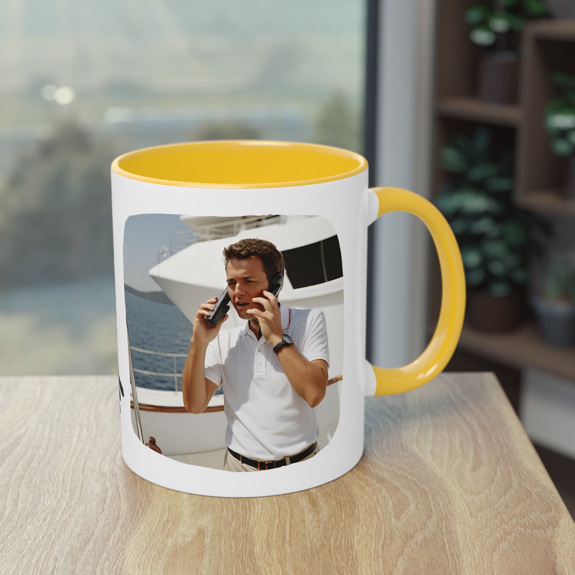 First Mate Two-Tone Coffee Mug, 11oz - Yachtishop - Living the Dream