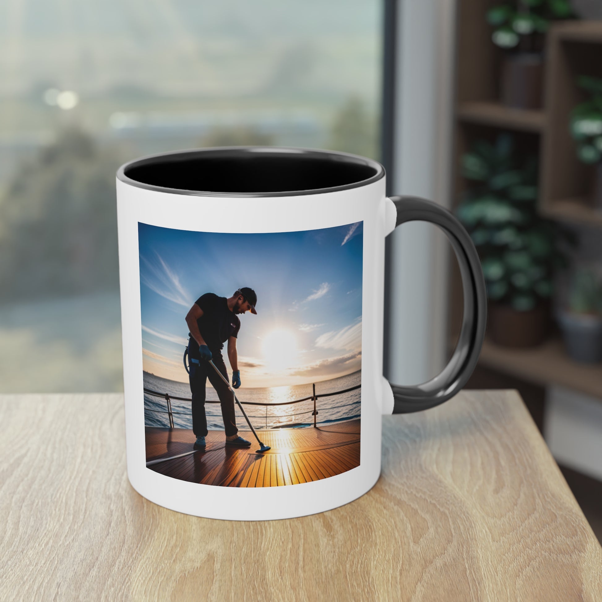 Deckhand Two-Tone Coffee Mug, 11oz - Yachtishop - Living the Dream