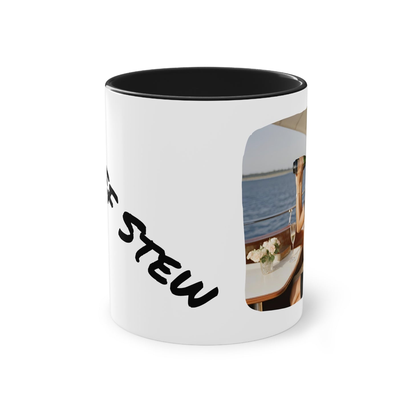 Chief StewTwo-Tone Coffee Mug, 11oz - Yachtishop - Living the Dream