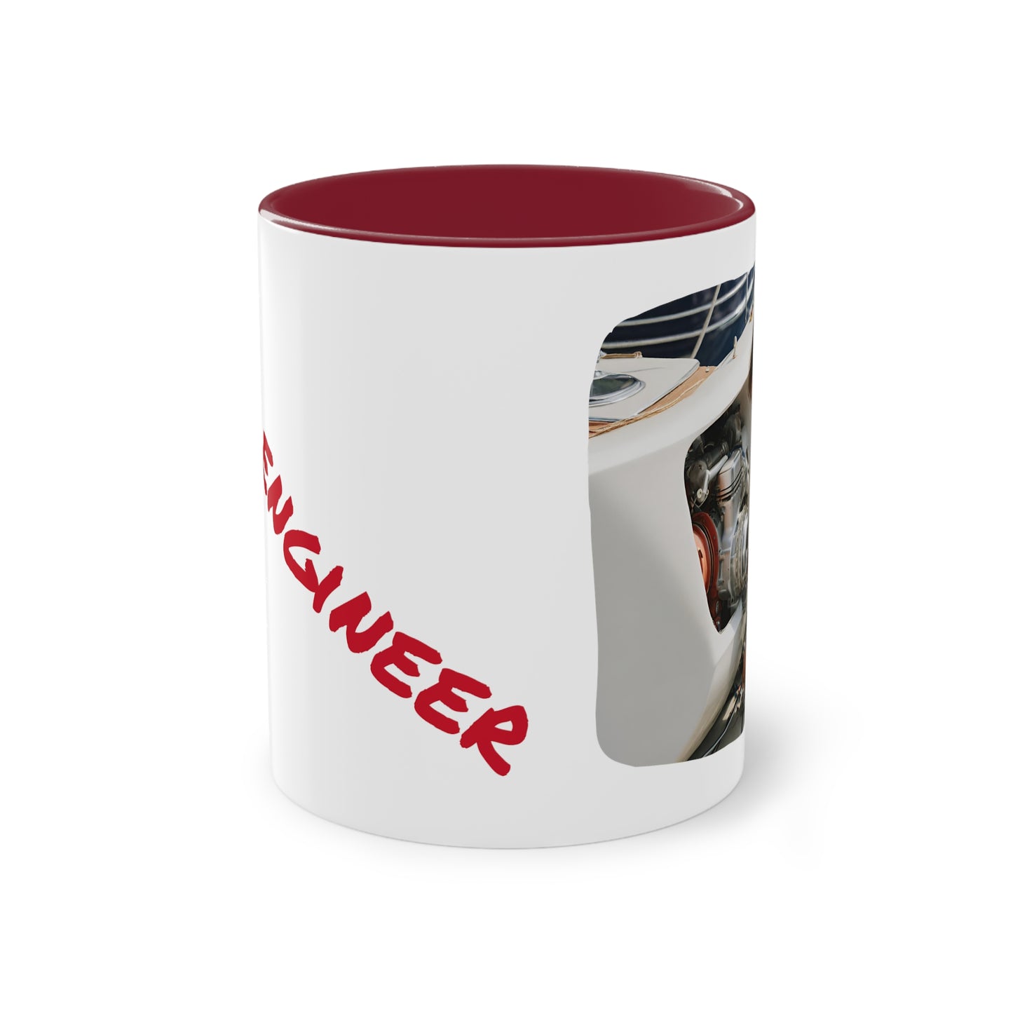 2nd EngineerTwo-Tone Coffee Mug, 11oz - Yachtishop - Living the Dream