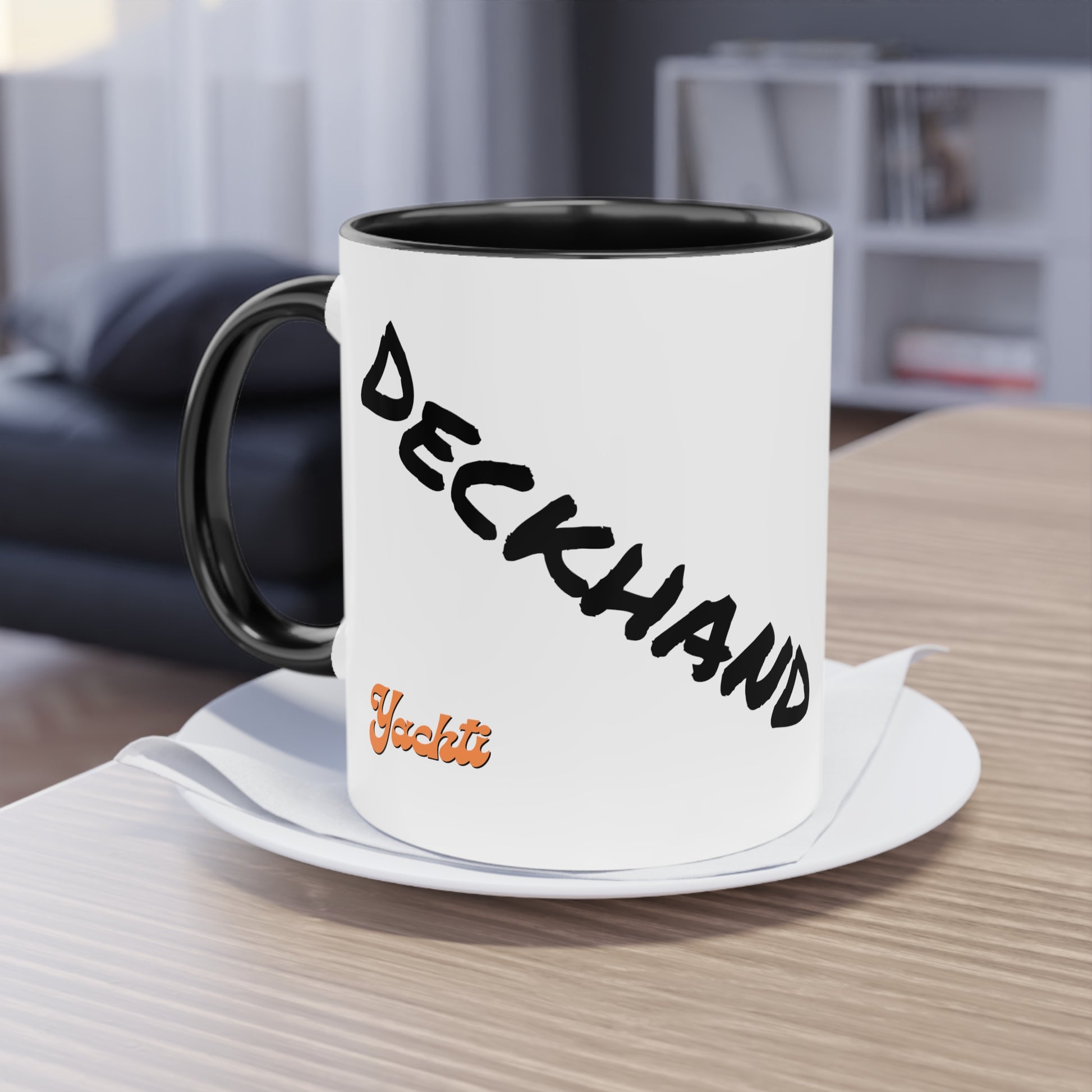 Deckhand Two-Tone Coffee Mug, 11oz - Yachtishop - Living the Dream