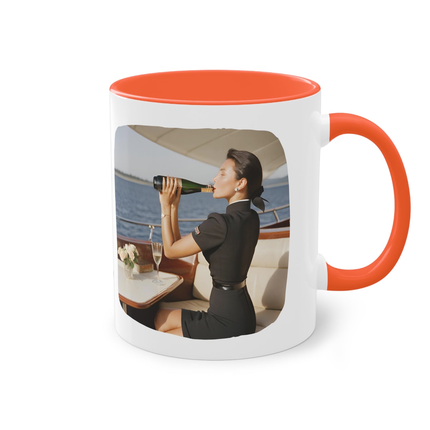 Chief StewTwo-Tone Coffee Mug, 11oz - Yachtishop - Living the Dream