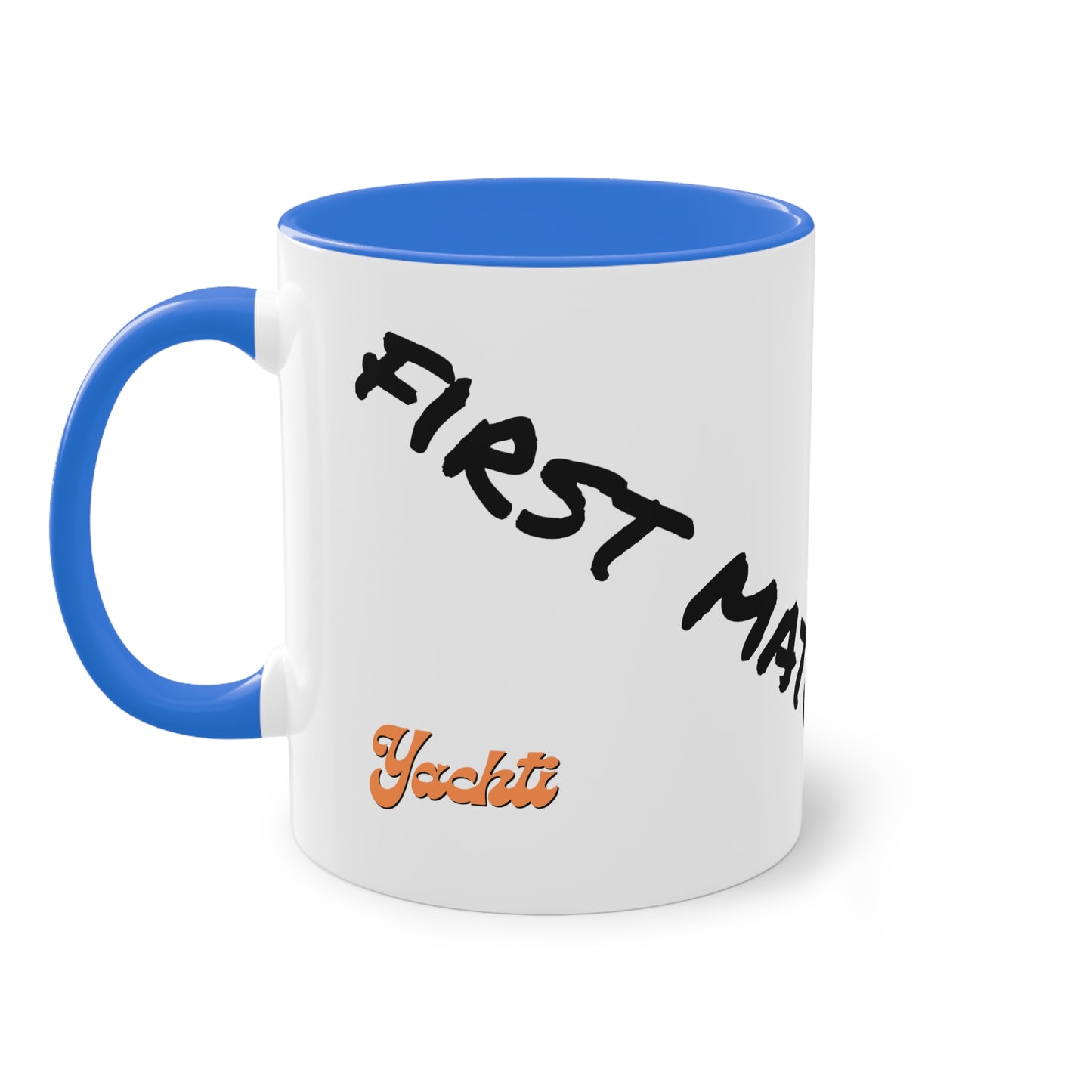 First Mate Two-Tone Coffee Mug, 11oz - Yachtishop - Living the Dream