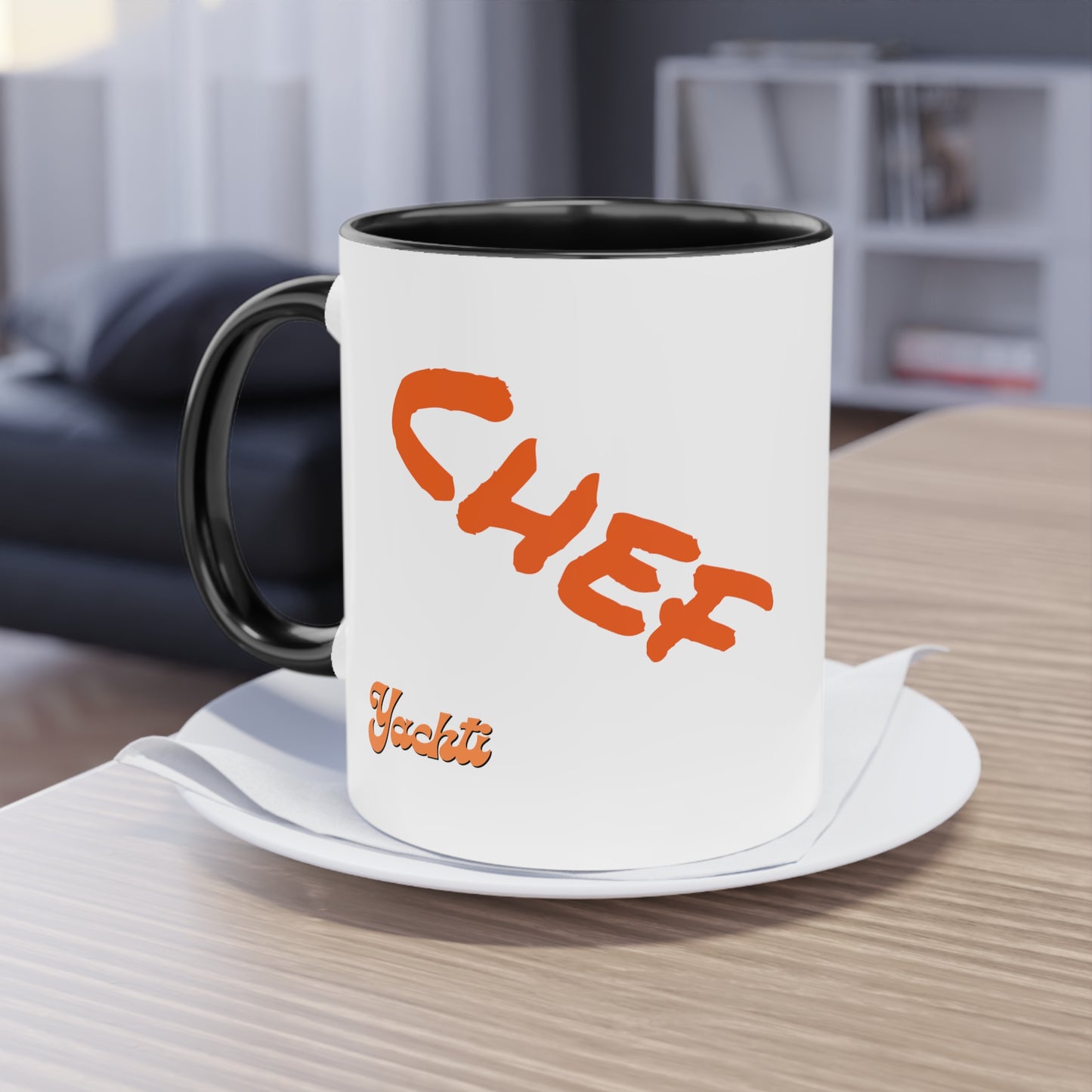 Chef Two-Tone Coffee Mug, 11oz - Yachtishop - Living the Dream