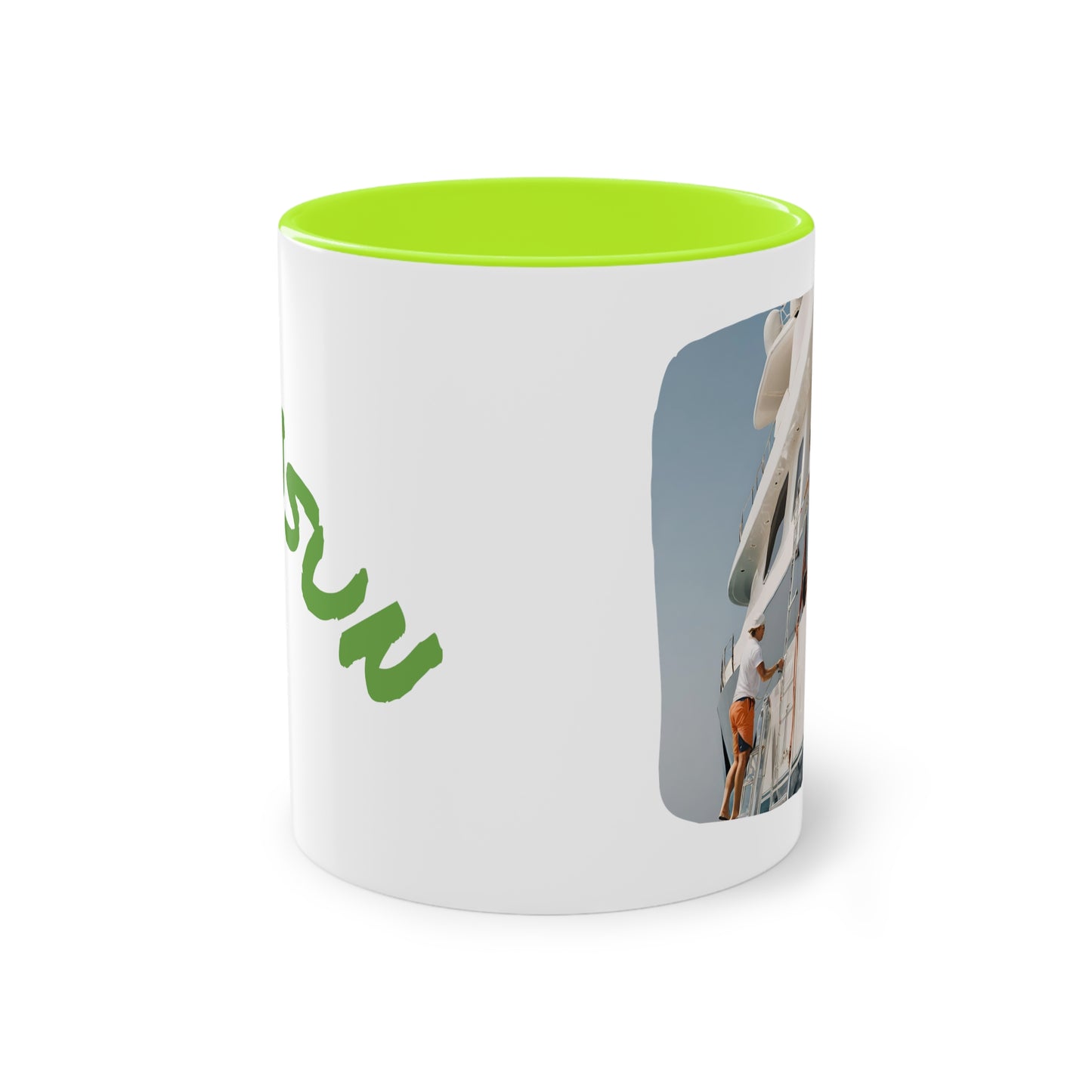 Bosun Two-Tone Coffee Mug, 11oz - Yachtishop - Living the Dream