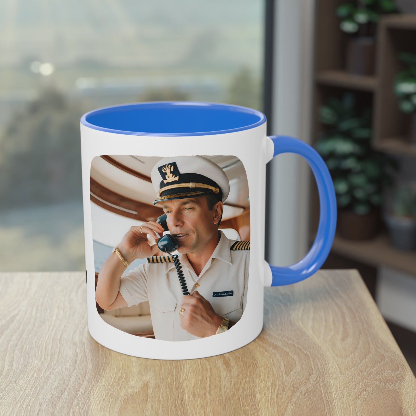 Captain Two-Tone Coffee Mug, 11oz - Yachtishop - Living the Dream