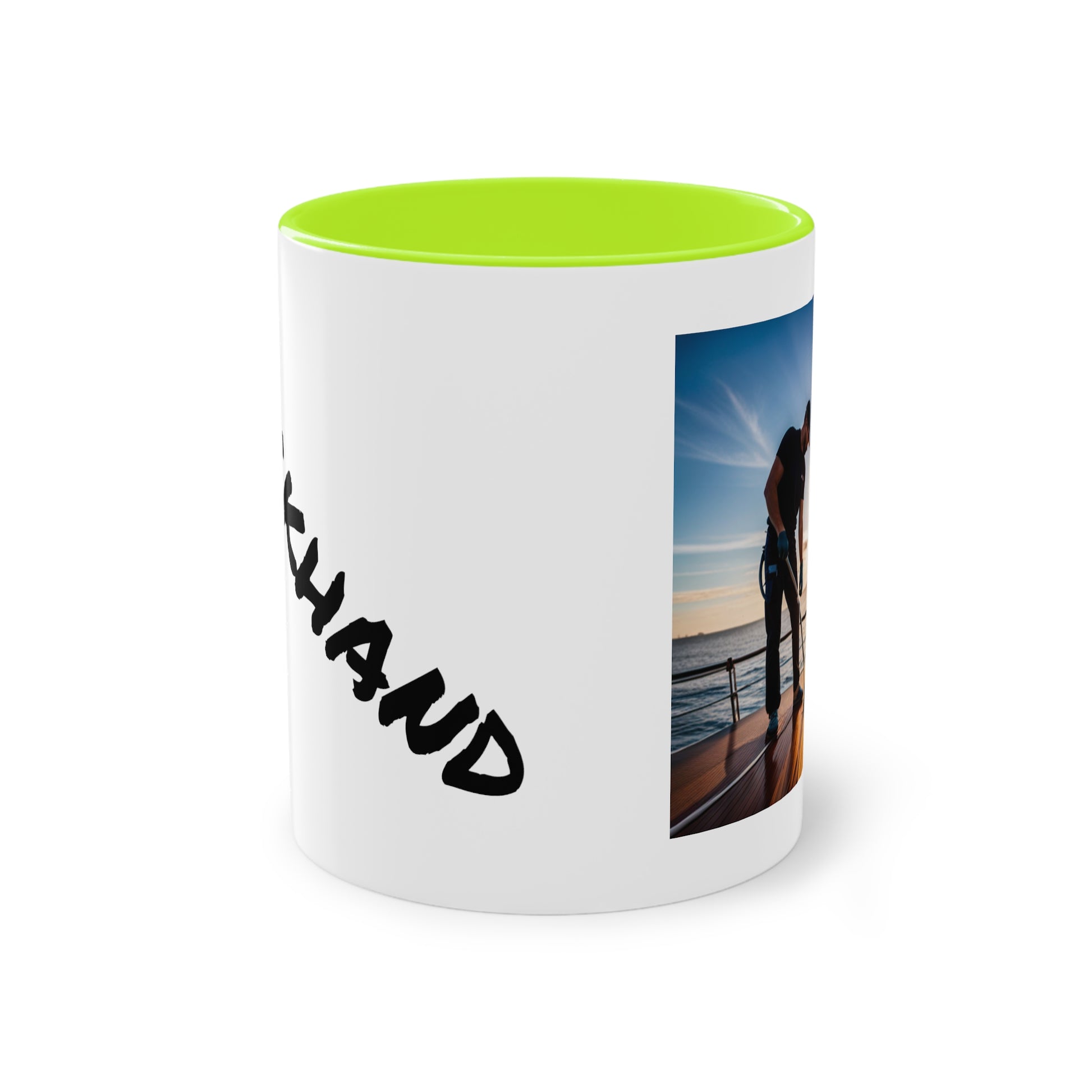 Deckhand Two-Tone Coffee Mug, 11oz - Yachtishop - Living the Dream