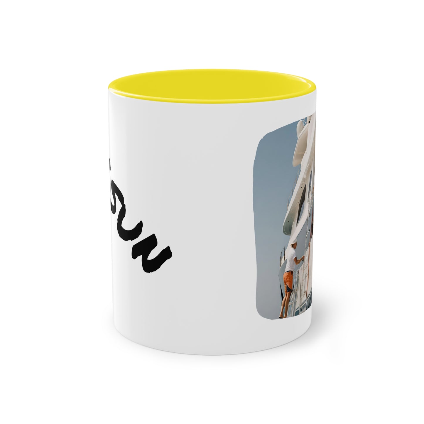 Bosun Two-Tone Coffee Mug, 11oz - Yachtishop - Living the Dream