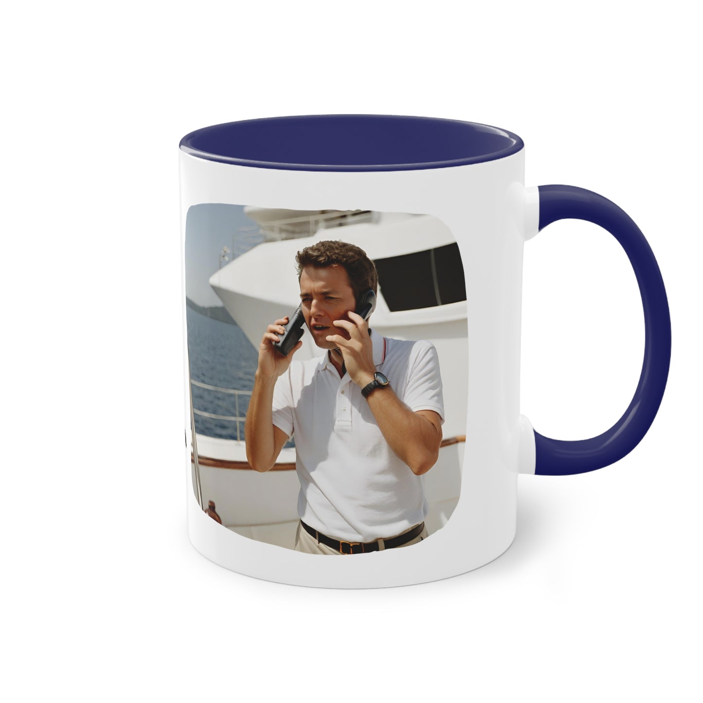 First Mate Two-Tone Coffee Mug, 11oz - Yachtishop - Living the Dream