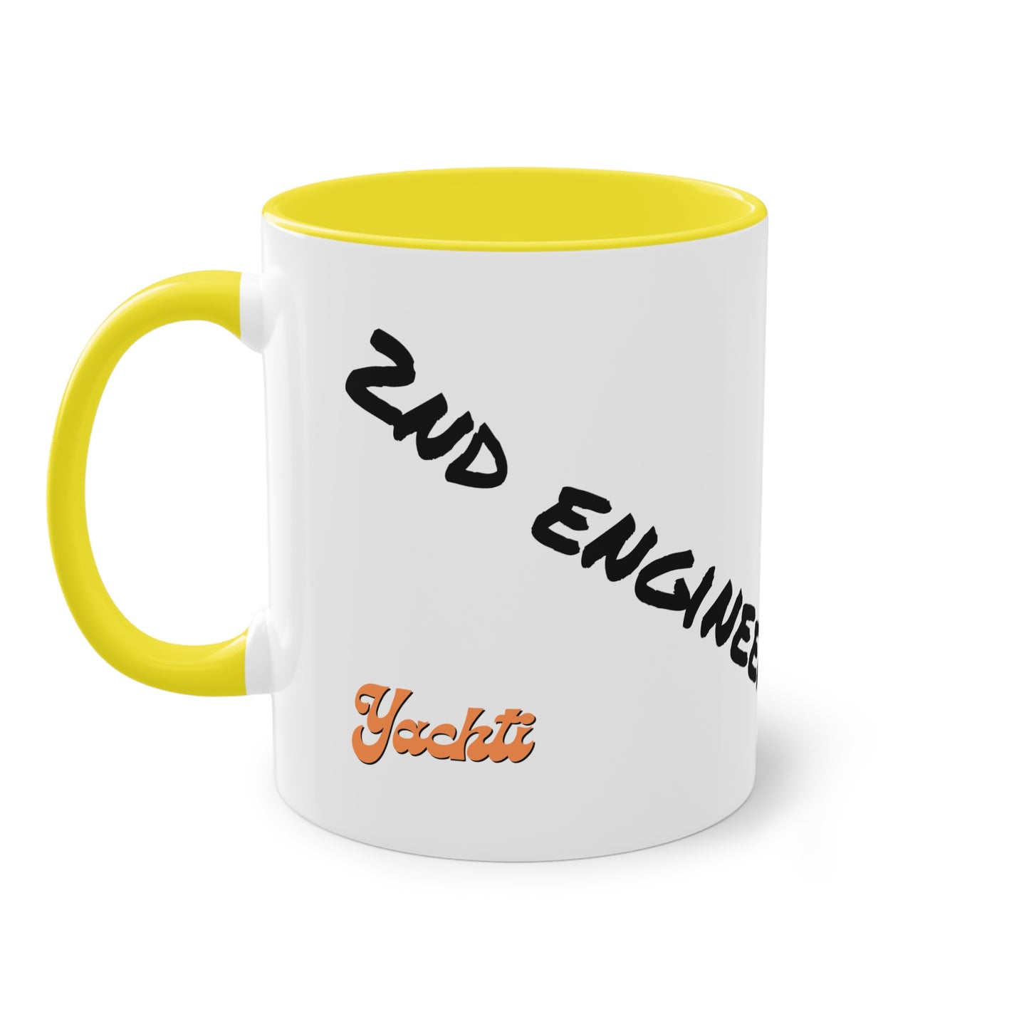 2nd EngineerTwo-Tone Coffee Mug, 11oz - Yachtishop - Living the Dream