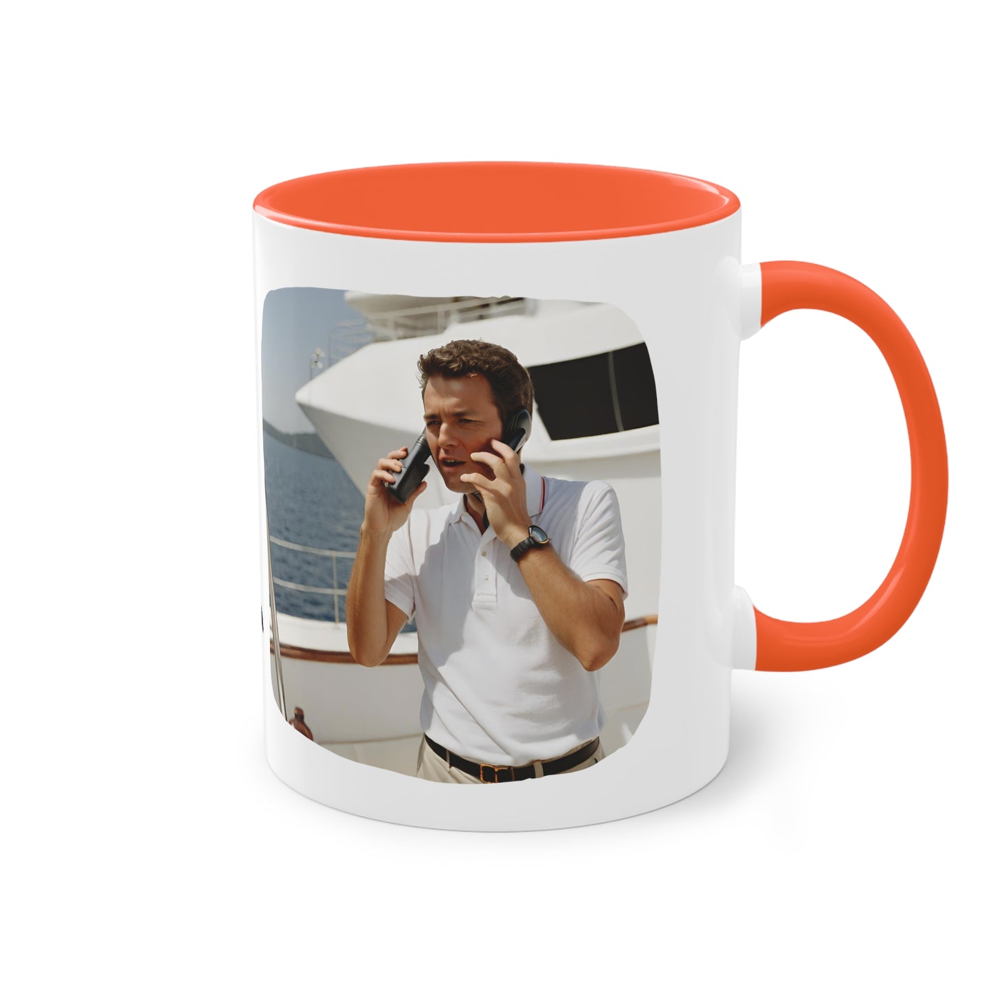 First Mate Two-Tone Coffee Mug, 11oz - Yachtishop - Living the Dream