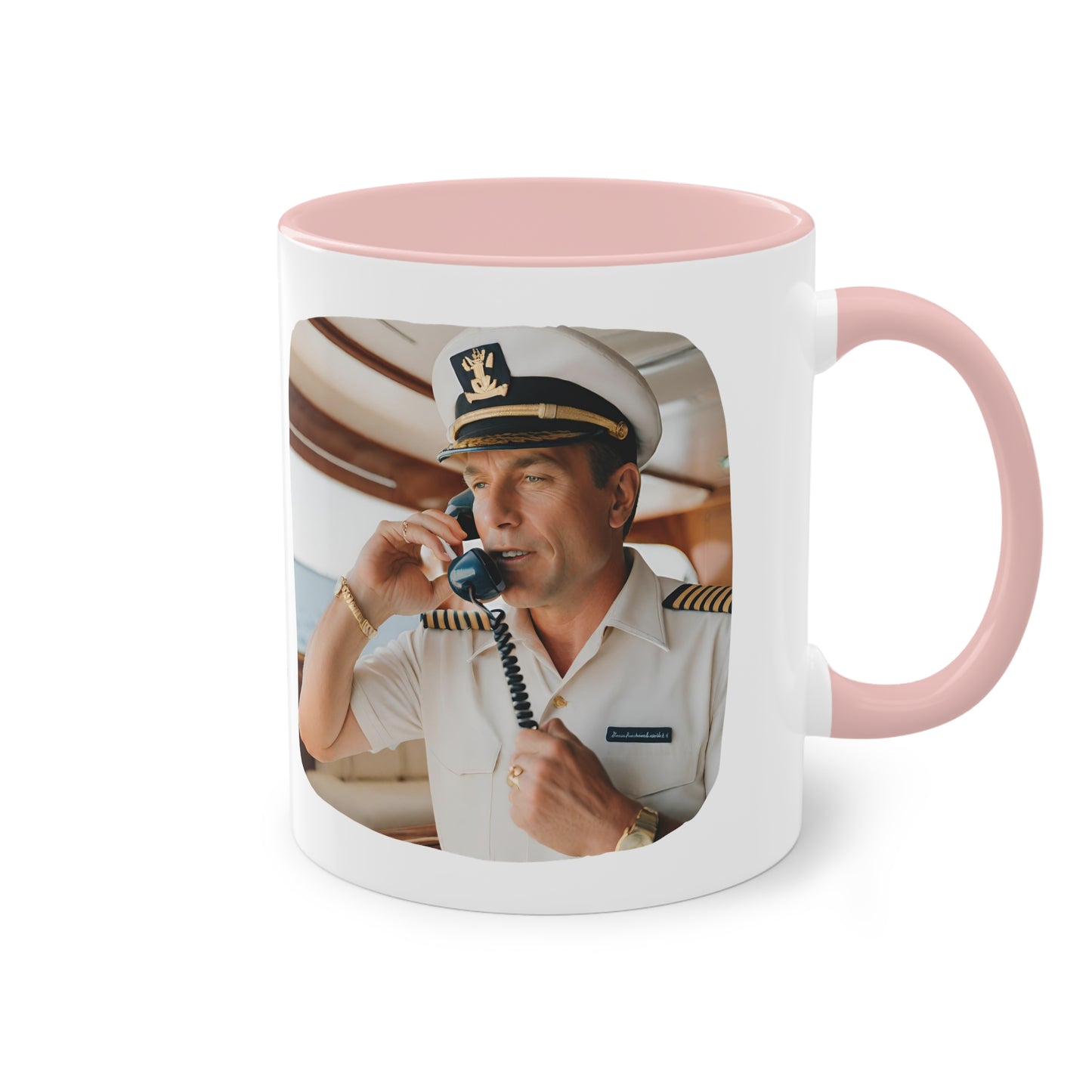 Captain Two-Tone Coffee Mug, 11oz - Yachtishop - Living the Dream