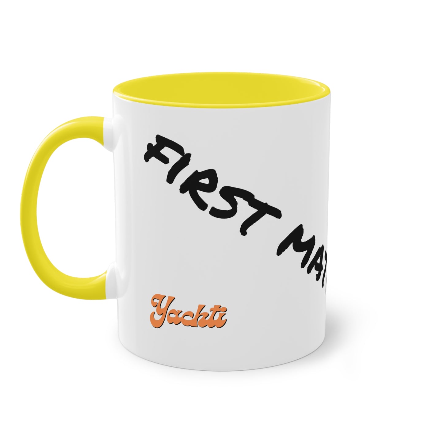 First Mate Two-Tone Coffee Mug, 11oz - Yachtishop - Living the Dream