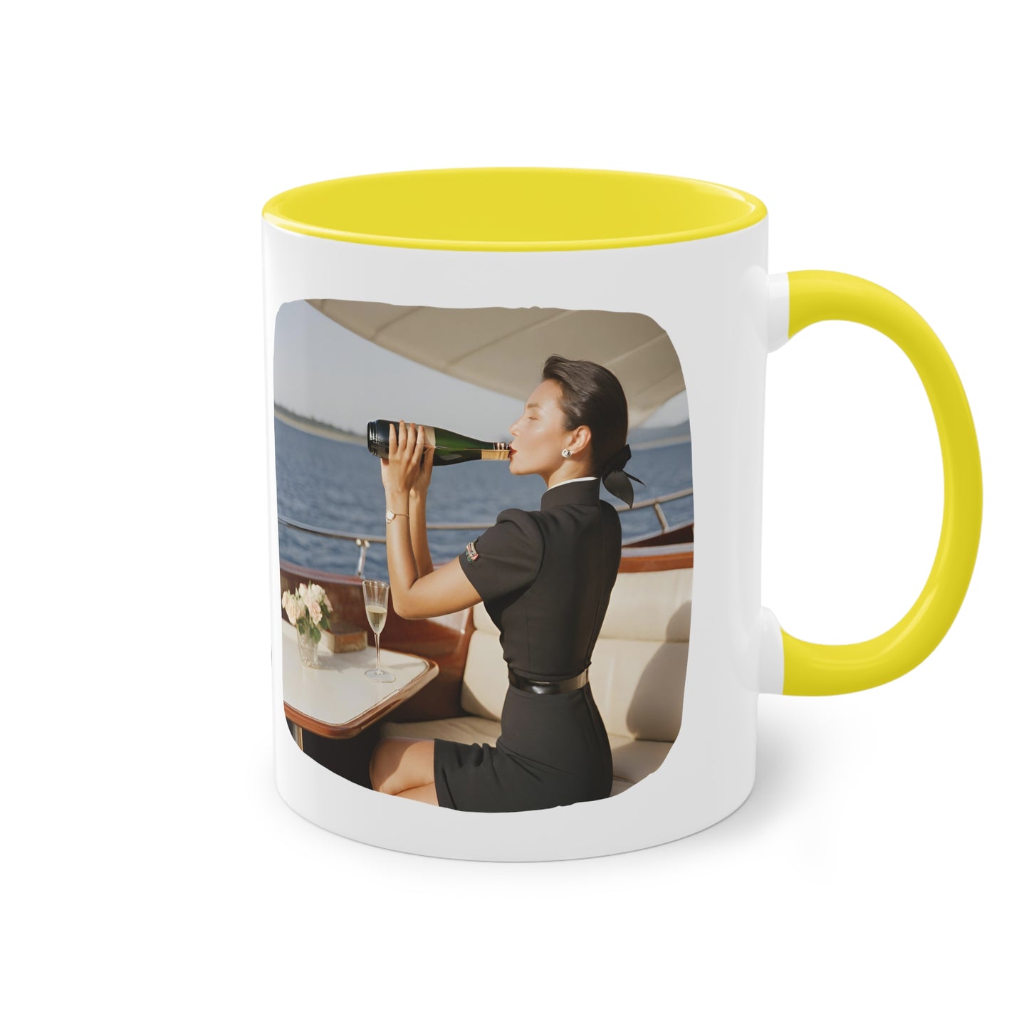 Chief StewTwo-Tone Coffee Mug, 11oz - Yachtishop - Living the Dream