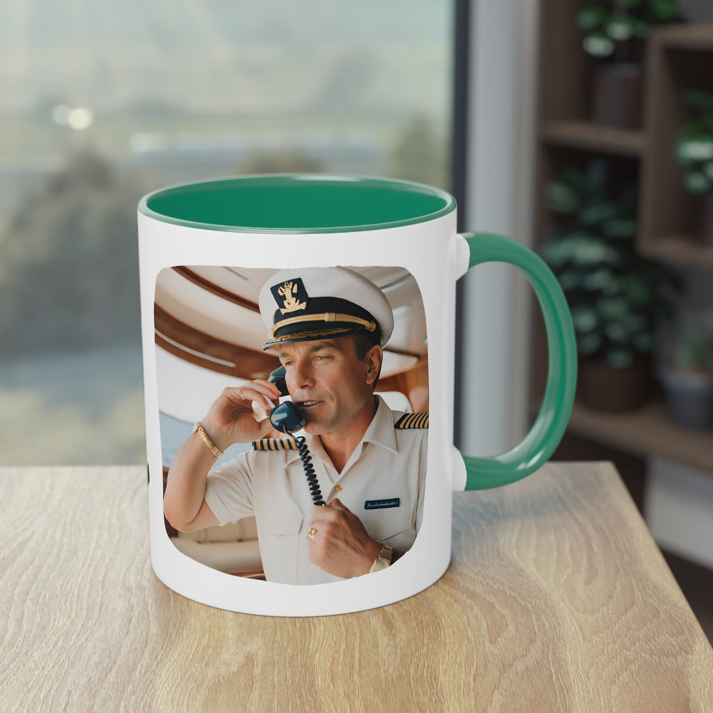 Captain Two-Tone Coffee Mug, 11oz - Yachtishop - Living the Dream