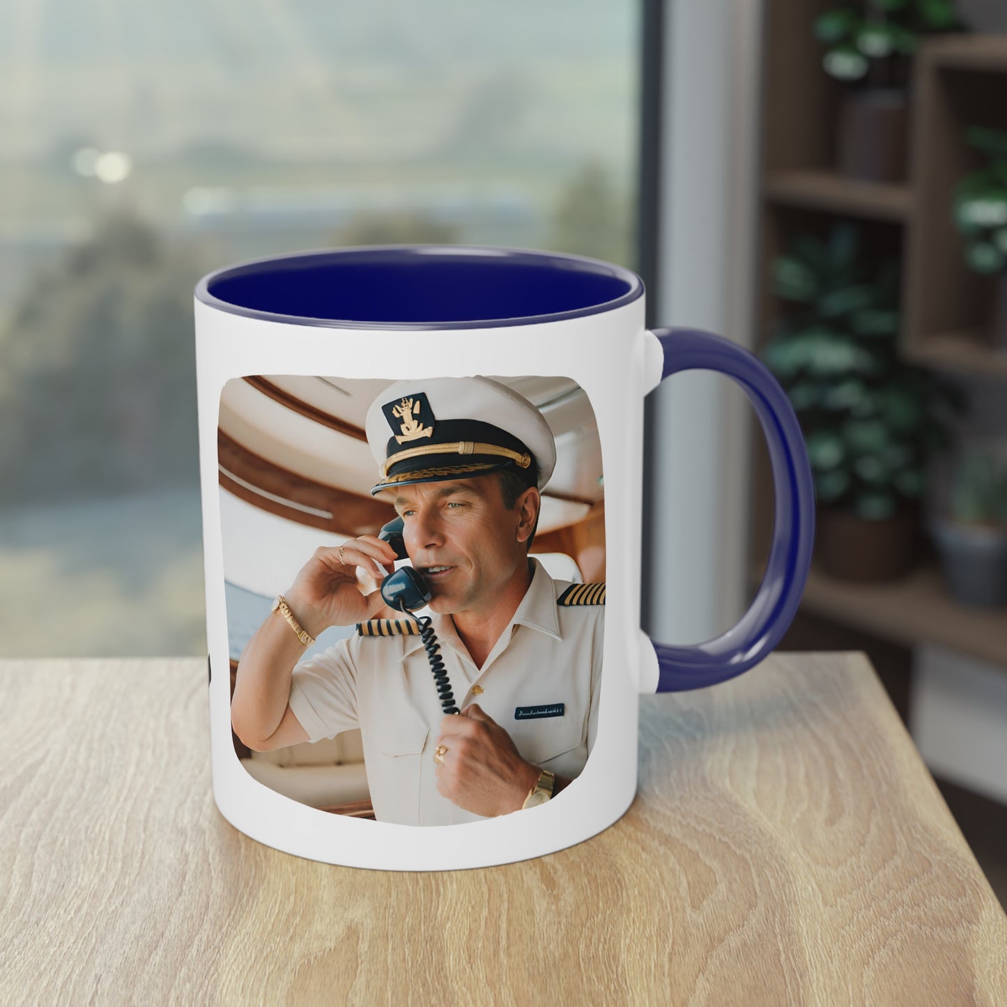 Captain Two-Tone Coffee Mug, 11oz - Yachtishop - Living the Dream