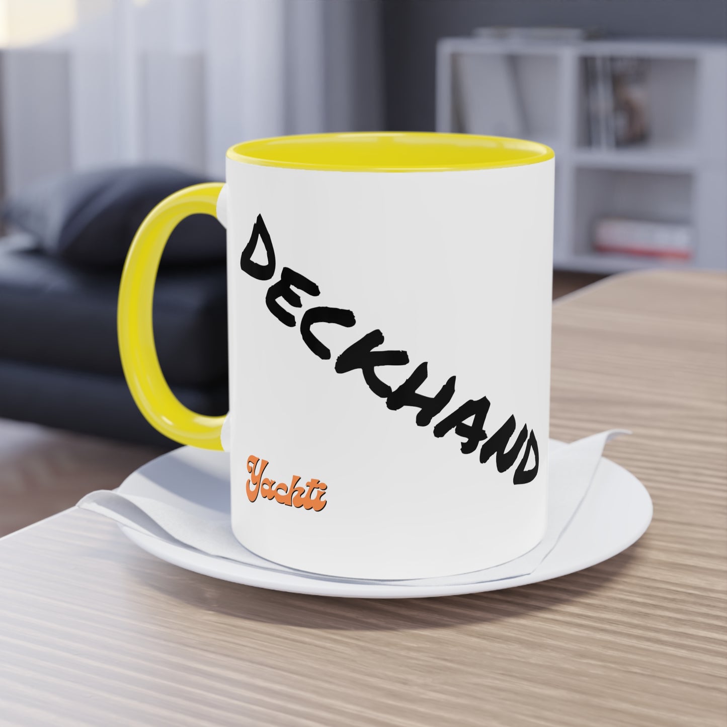 Deckhand Two-Tone Coffee Mug, 11oz - Yachtishop - Living the Dream