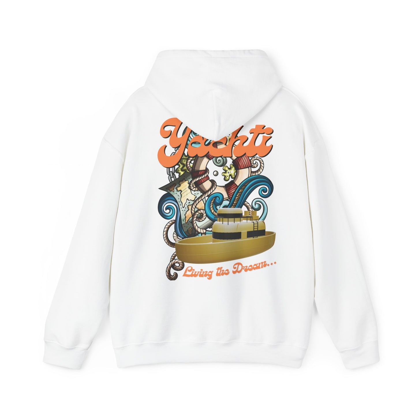 Unisex Heavy Blend™ Hooded Sweatshirt - Yachtishop - Living the Dream