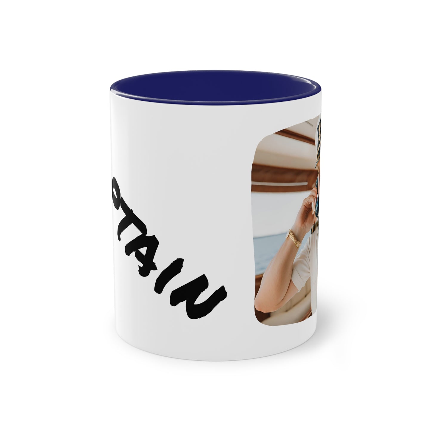 Captain Two-Tone Coffee Mug, 11oz - Yachtishop - Living the Dream