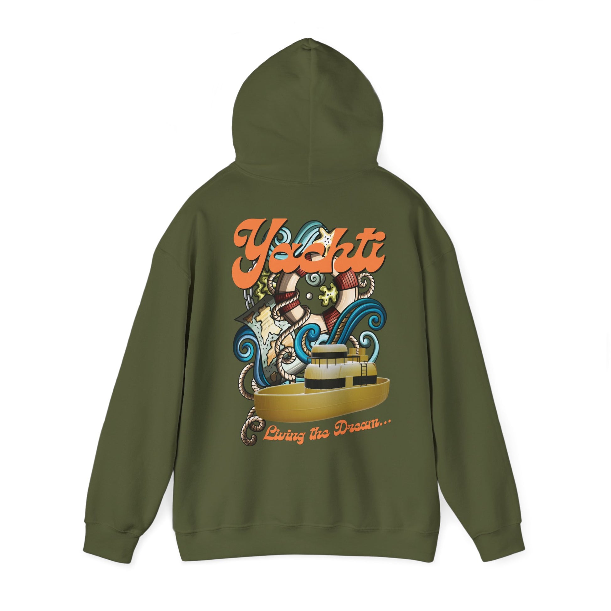 Unisex Heavy Blend™ Hooded Sweatshirt - Yachtishop - Living the Dream