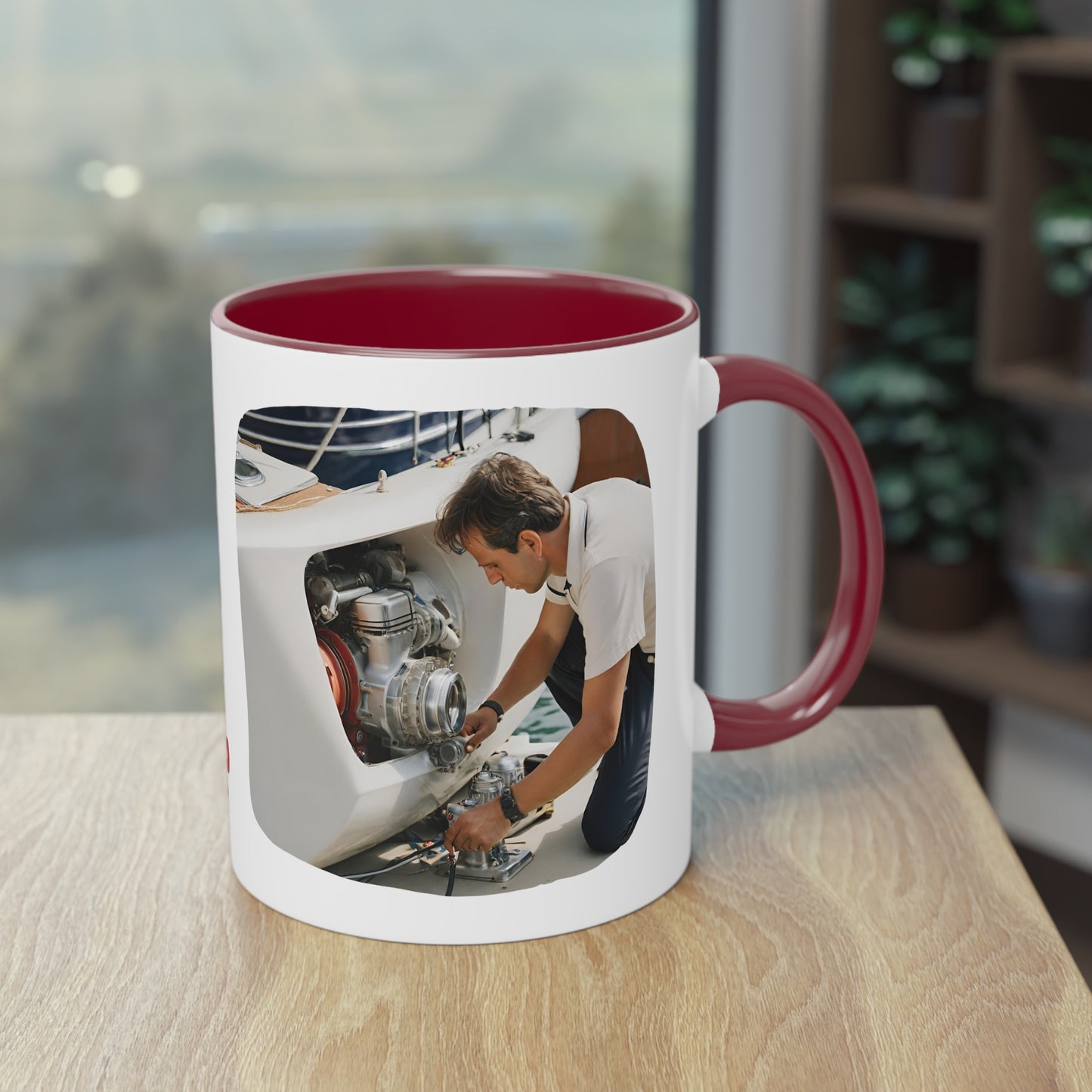 2nd EngineerTwo-Tone Coffee Mug, 11oz - Yachtishop - Living the Dream