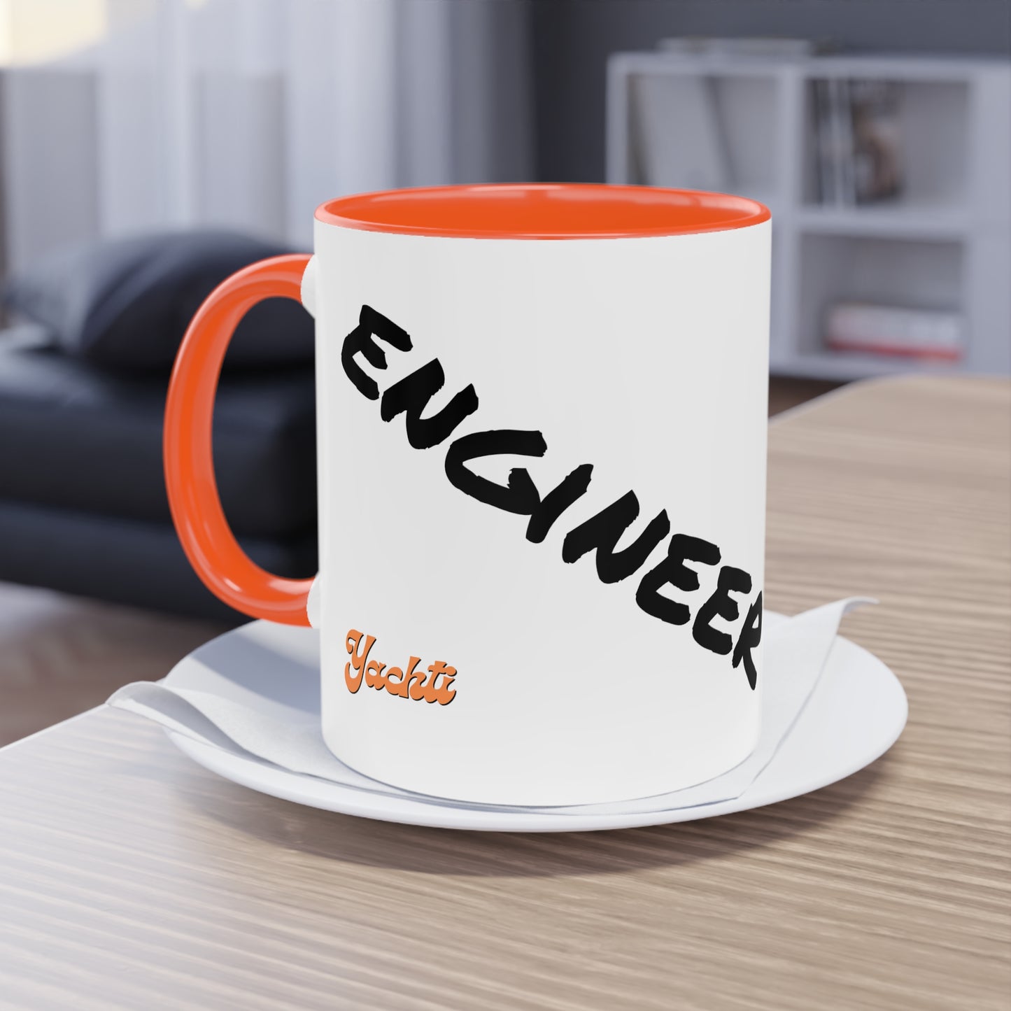 EngineerTwo-Tone Coffee Mug, 11oz - Yachtishop - Living the Dream