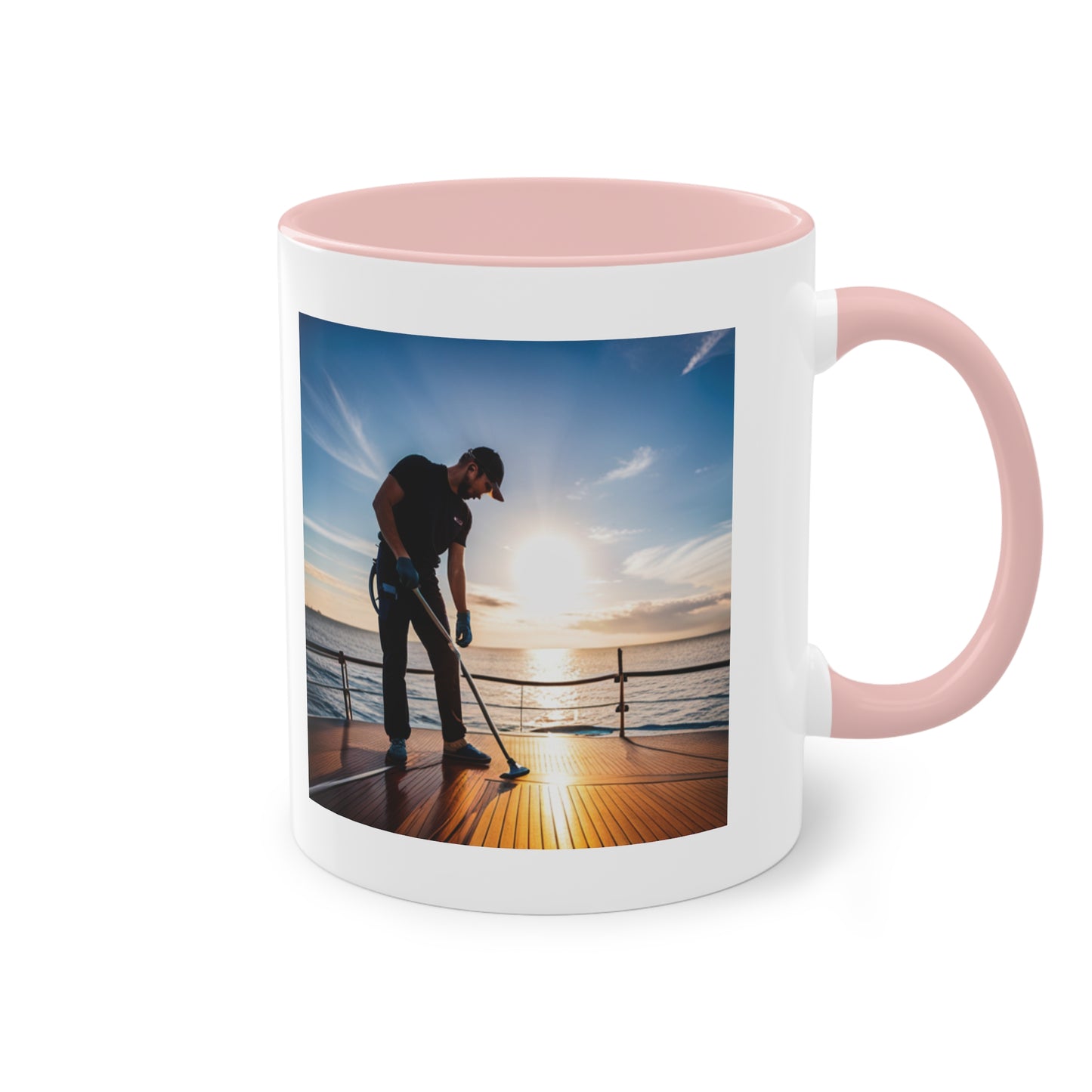 Deckhand Two-Tone Coffee Mug, 11oz - Yachtishop - Living the Dream