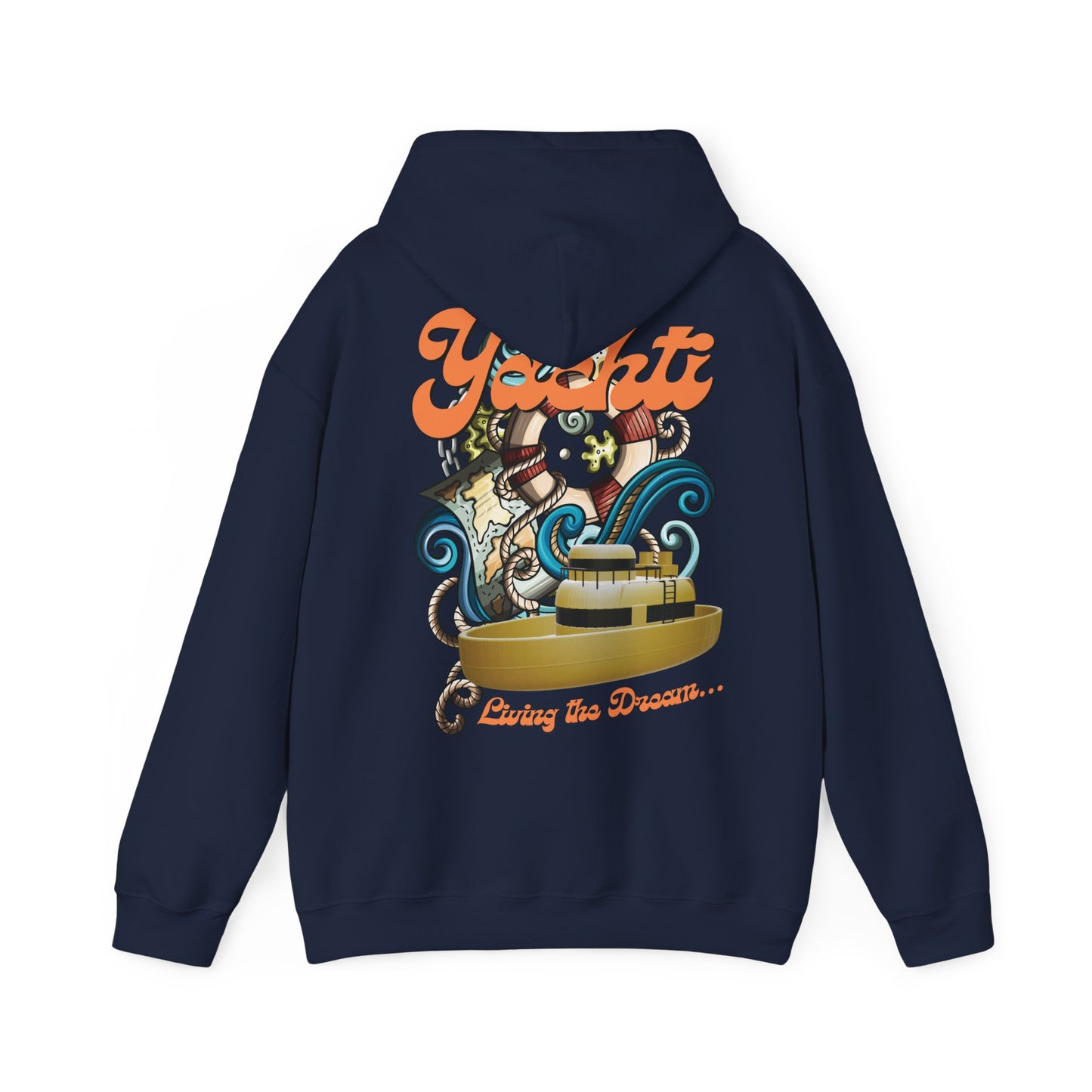 Unisex Heavy Blend™ Hooded Sweatshirt - Yachtishop - Living the Dream