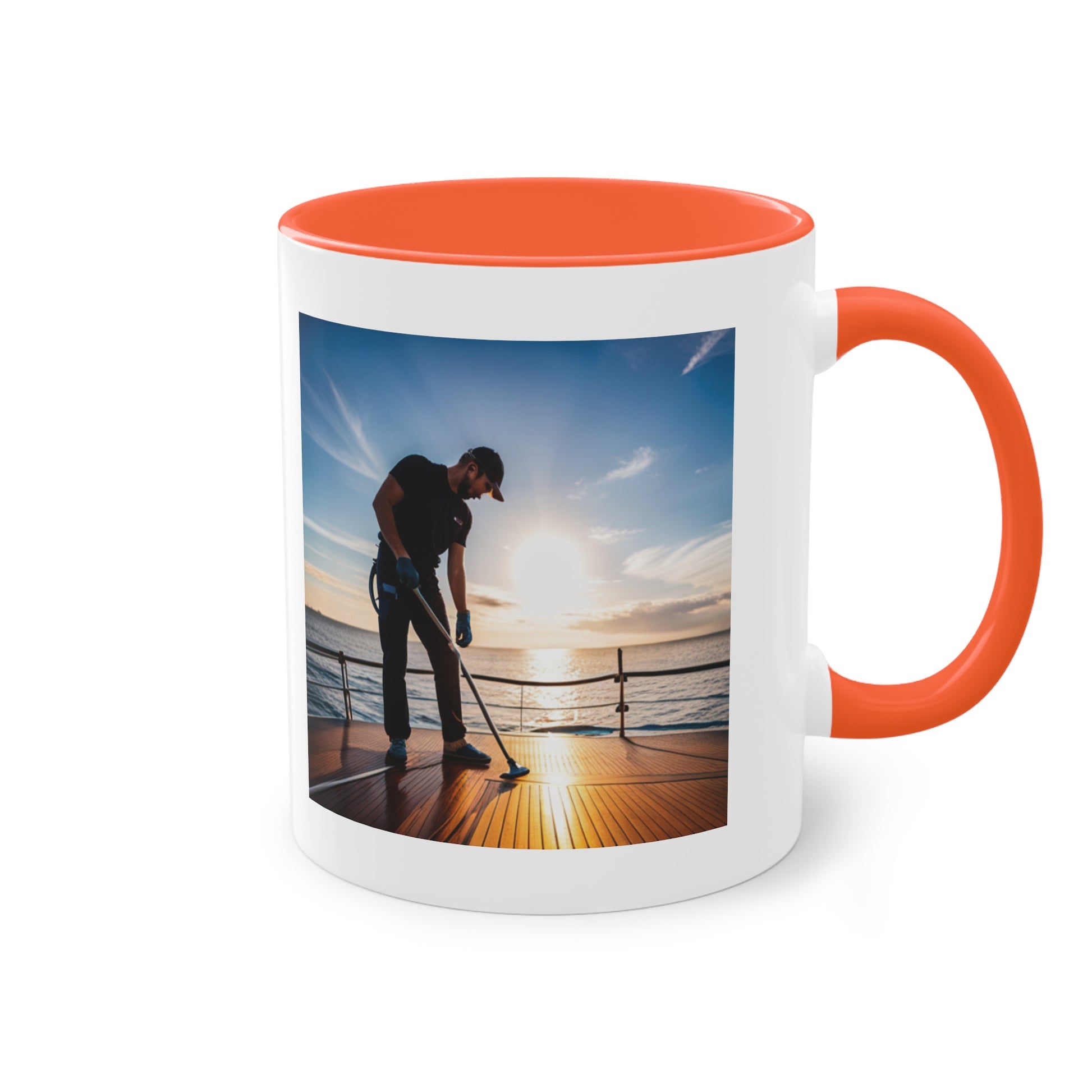 Deckhand Two-Tone Coffee Mug, 11oz - Yachtishop - Living the Dream