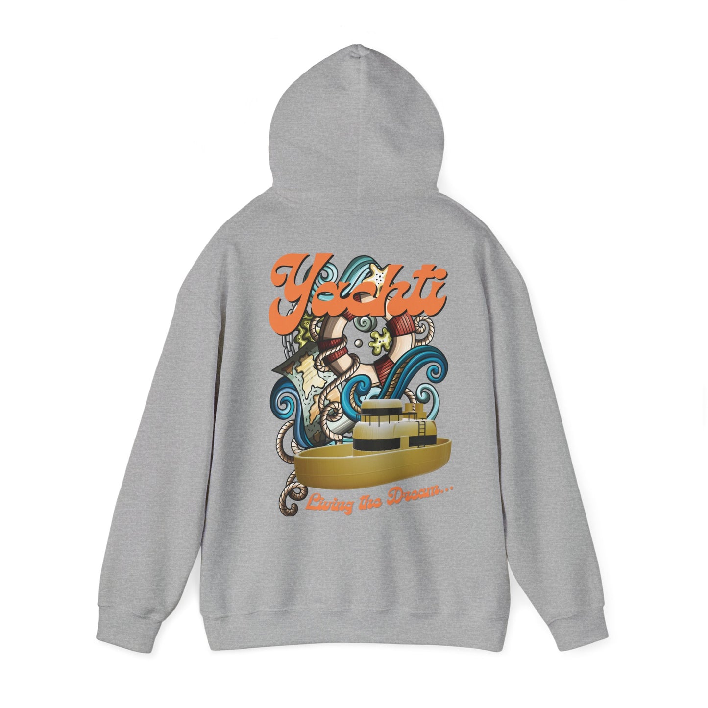 Unisex Heavy Blend™ Hooded Sweatshirt - Yachtishop - Living the Dream