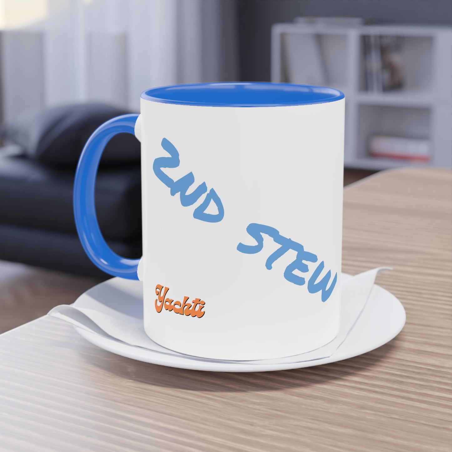 2nd Stew Two-Tone Coffee Mug, 11oz - Yachtishop - Living the Dream