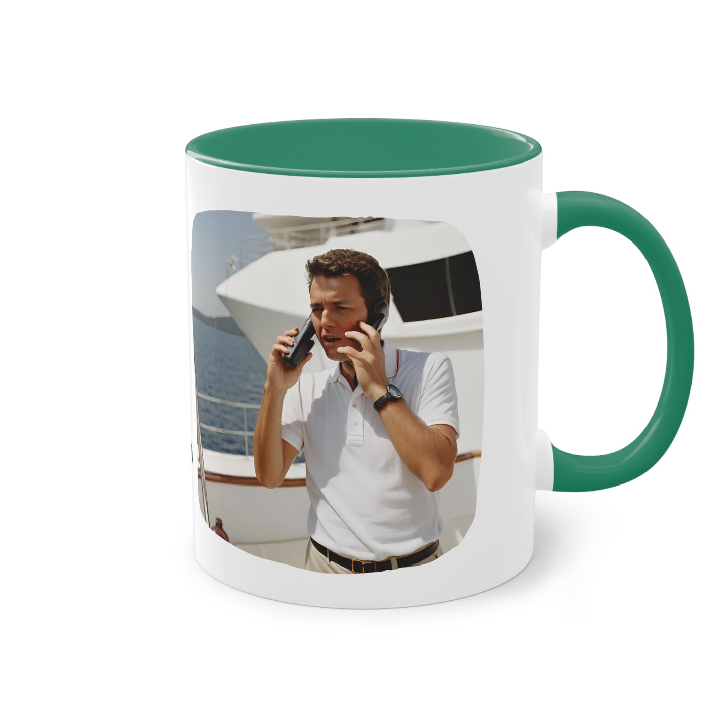 First Mate Two-Tone Coffee Mug, 11oz - Yachtishop - Living the Dream