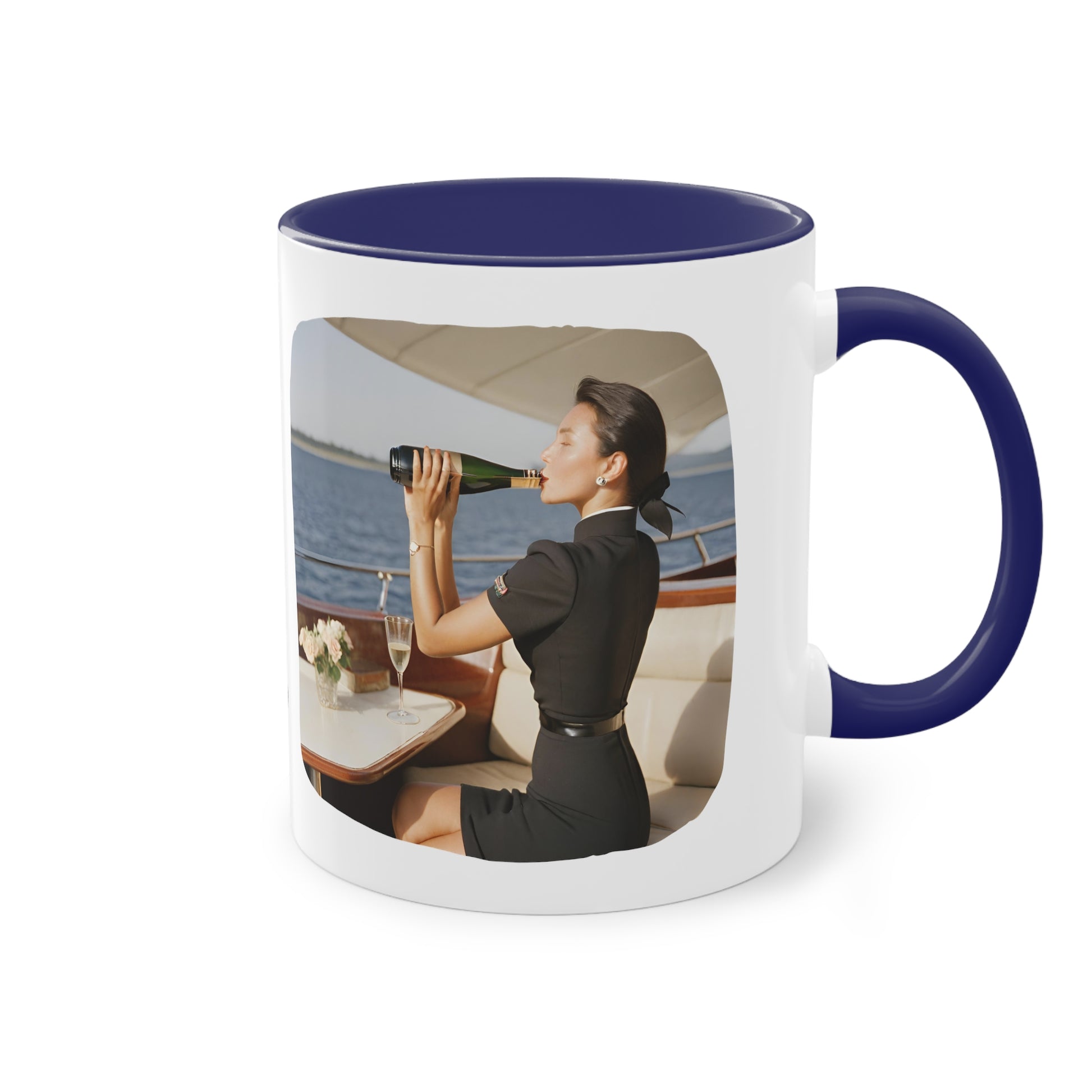 Chief StewTwo-Tone Coffee Mug, 11oz - Yachtishop - Living the Dream