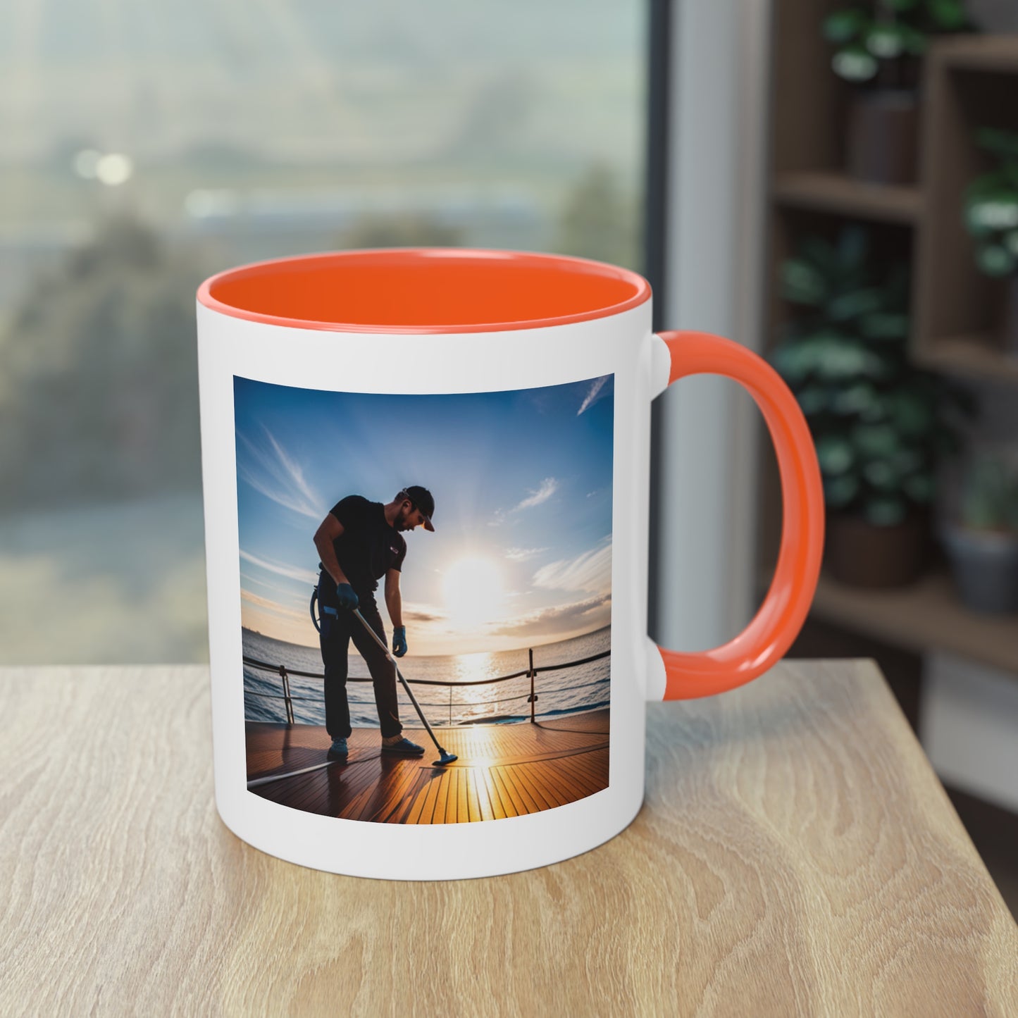 Deckhand Two-Tone Coffee Mug, 11oz - Yachtishop - Living the Dream