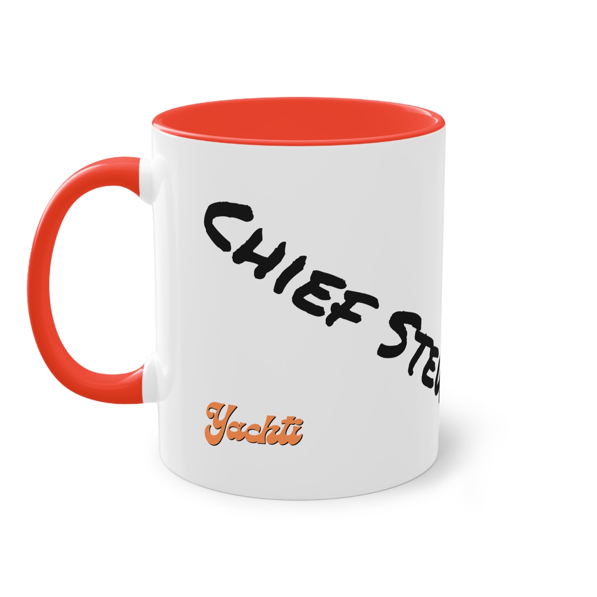 Chief StewTwo-Tone Coffee Mug, 11oz - Yachtishop - Living the Dream