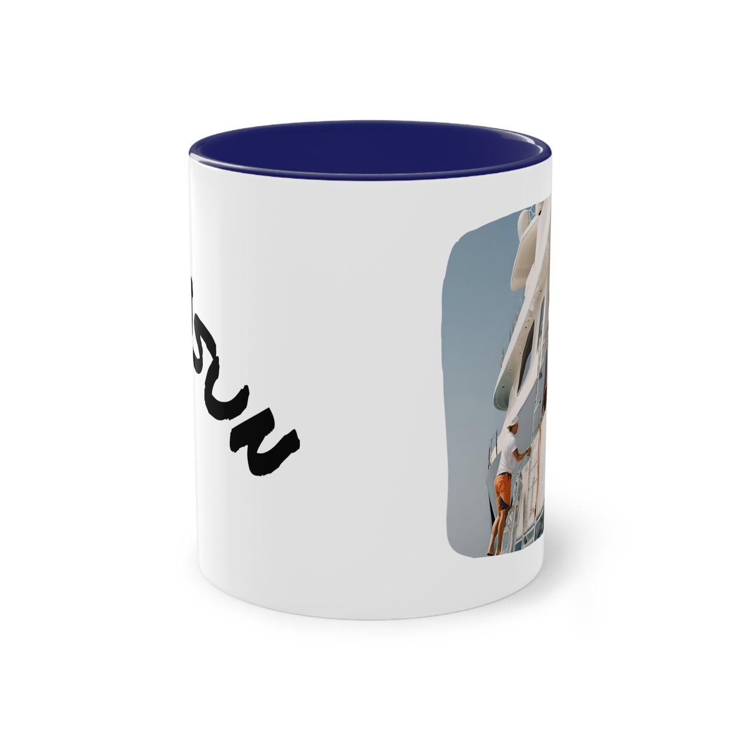 Bosun Two-Tone Coffee Mug, 11oz - Yachtishop - Living the Dream