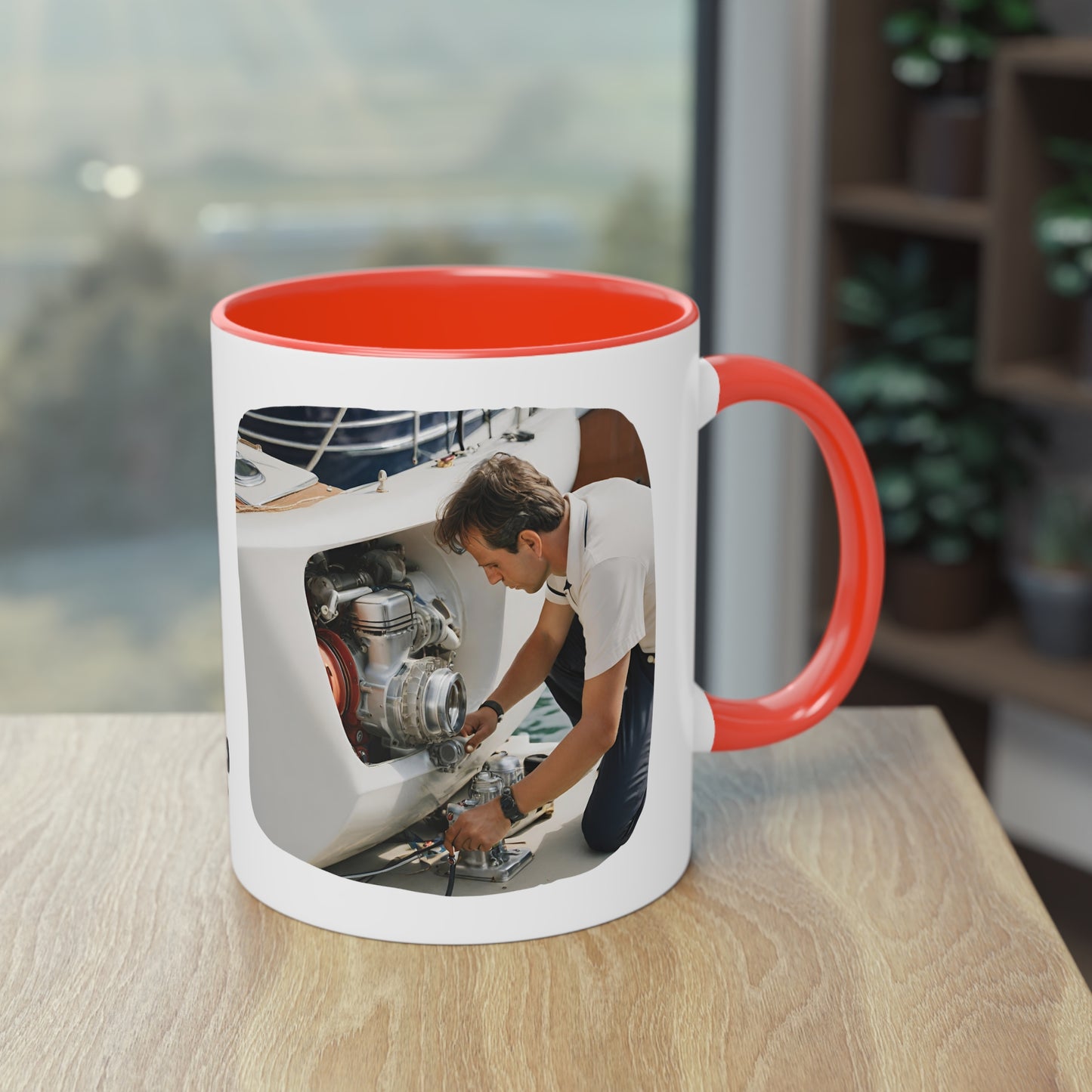 2nd EngineerTwo-Tone Coffee Mug, 11oz - Yachtishop - Living the Dream